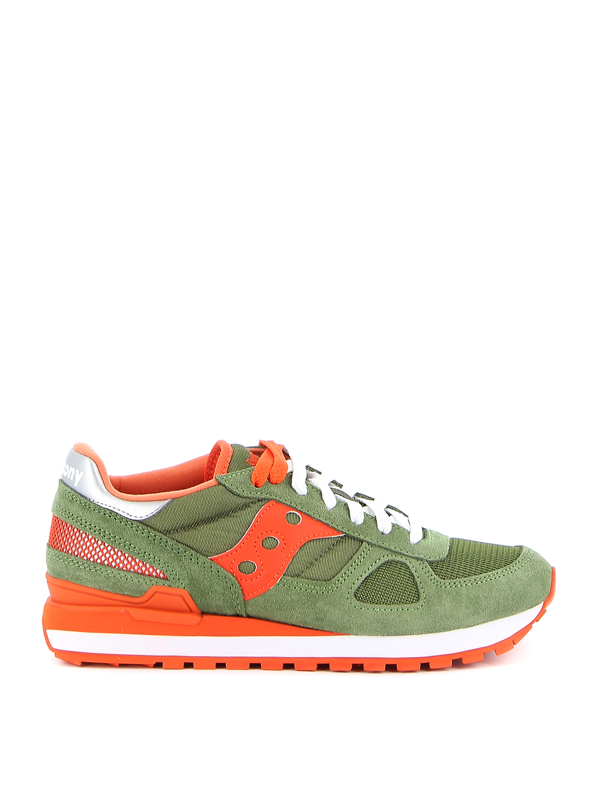 green saucony shoes