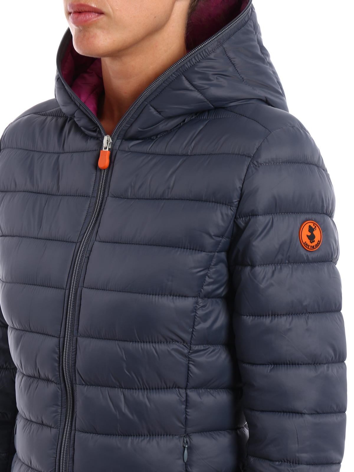 Daunenjacken Save Grau The Duck Kurze Daunenjacke ED2IH9