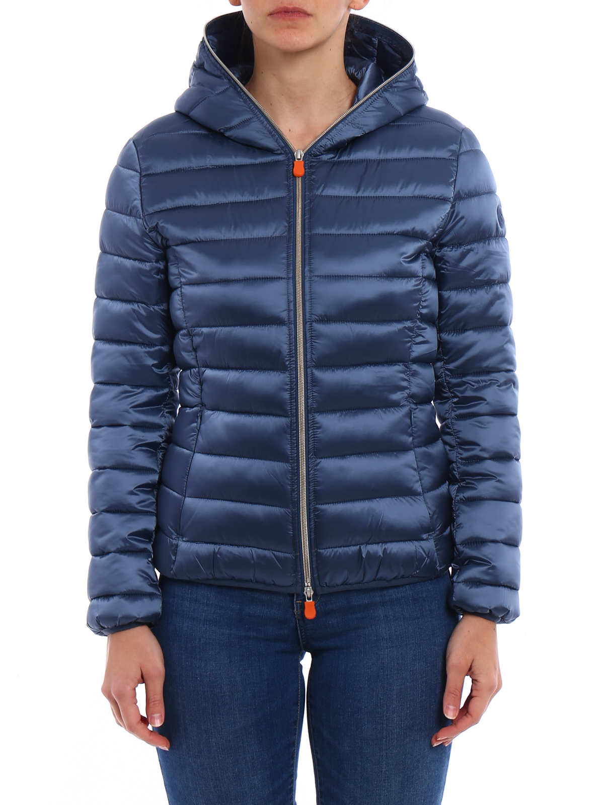 Iris nylon hooded puffer jacket 