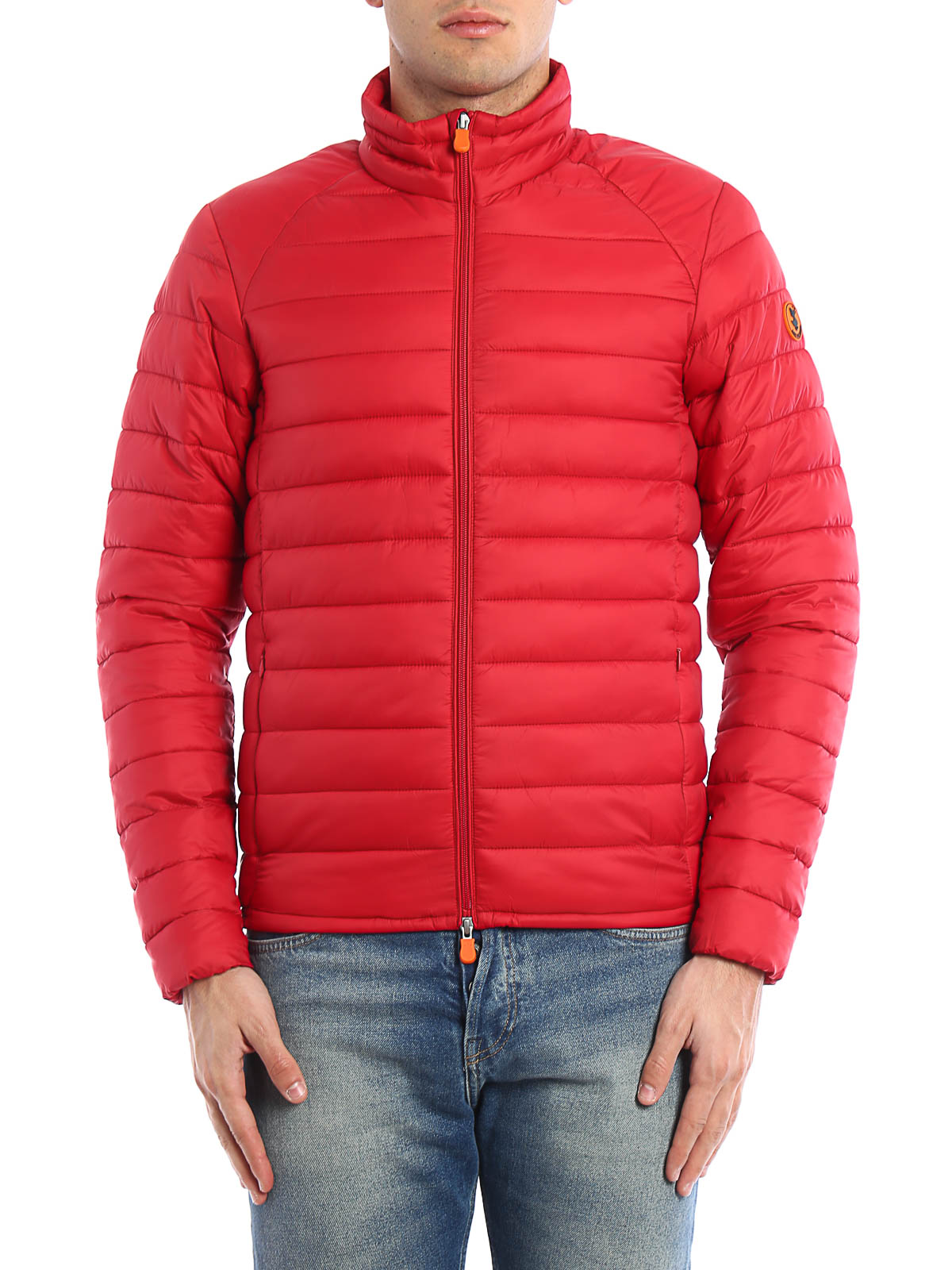 Save The Duck ダウンコート メンズ 赤 ダウン ハイテクジャケット D3243giga