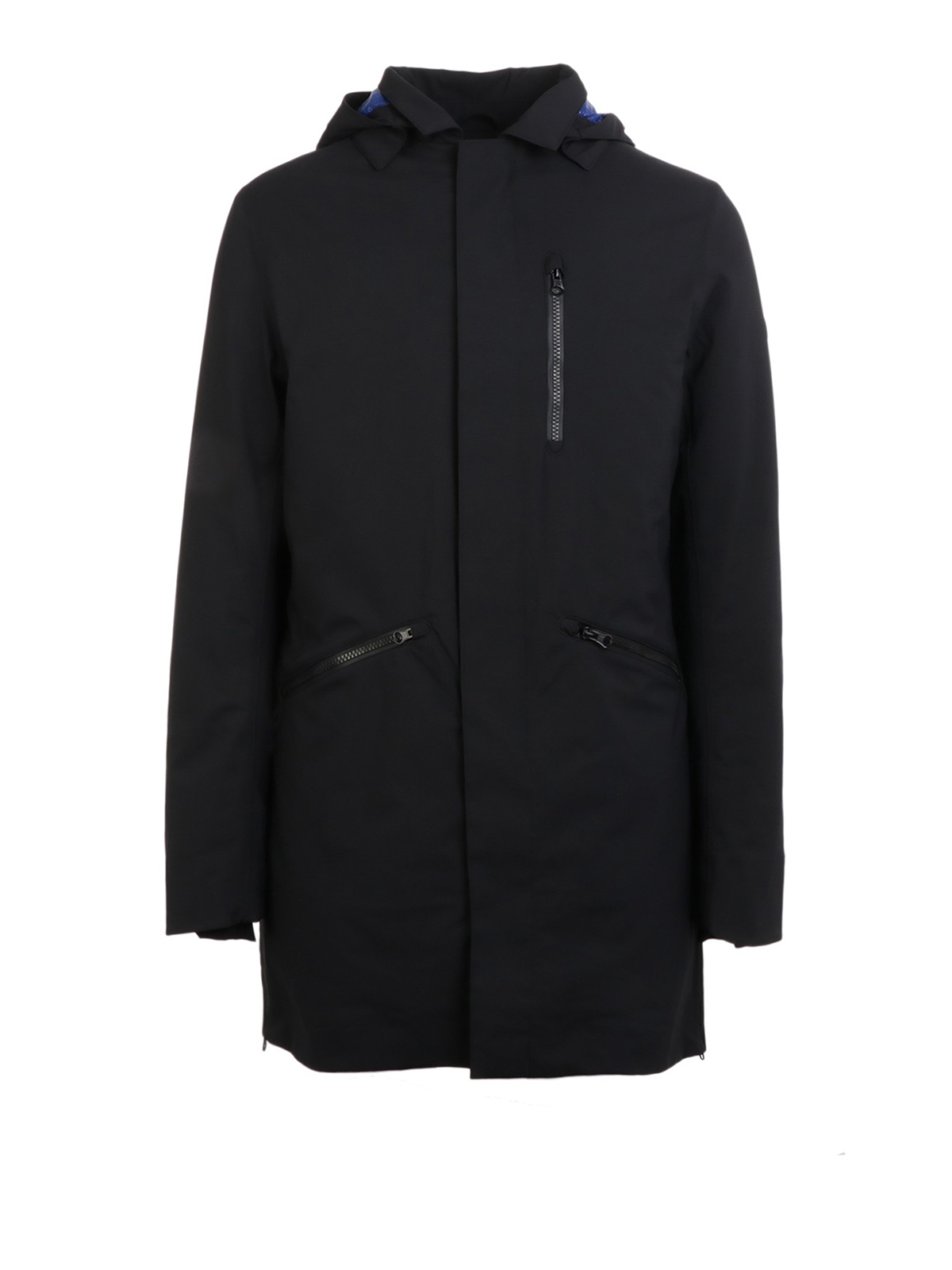 Save the Duck - Rainy detachable padding black padded coat - padded ...
