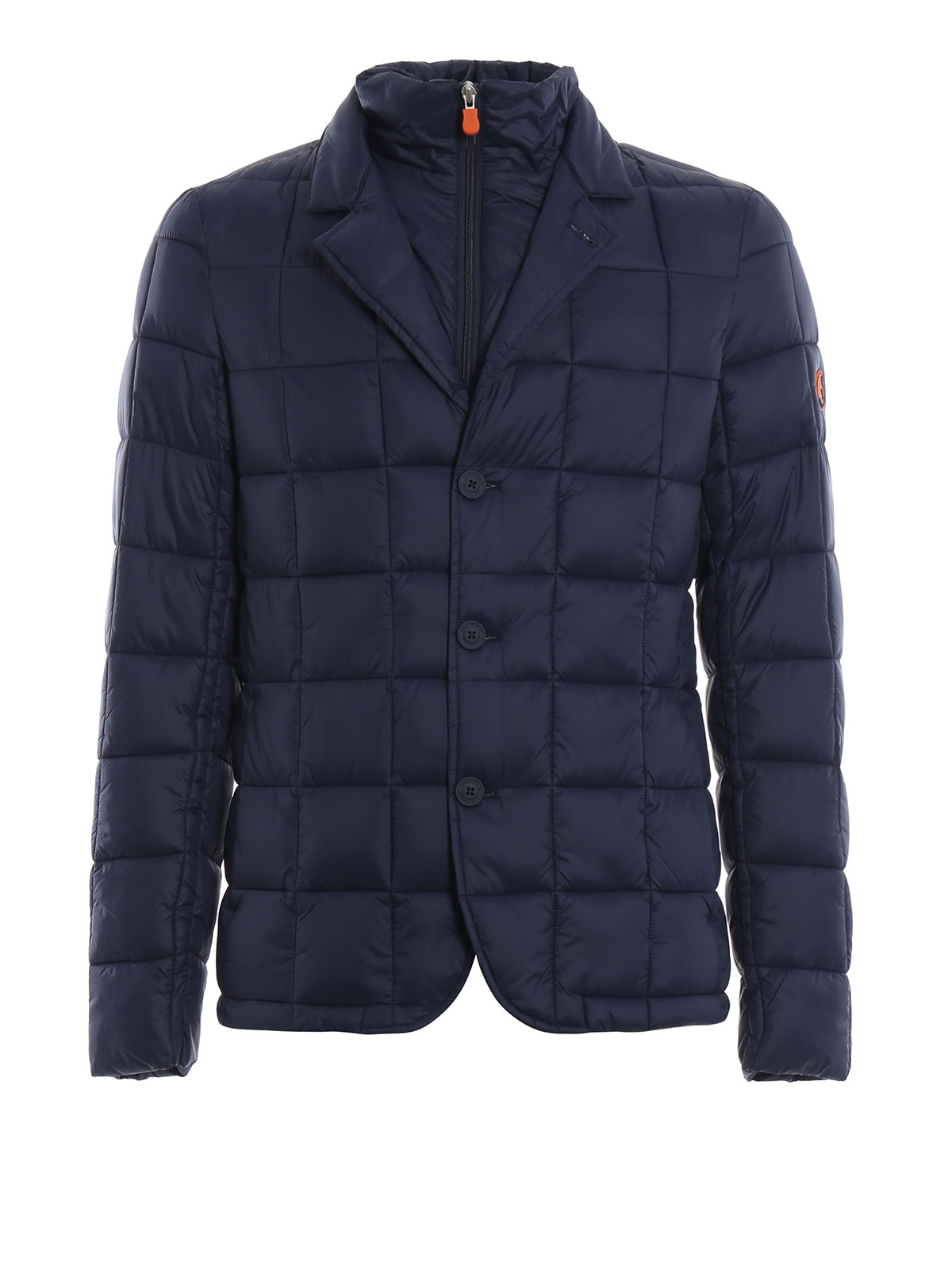 Padded jackets Save the Duck - Blue Giga nylon blazer style puffer ...