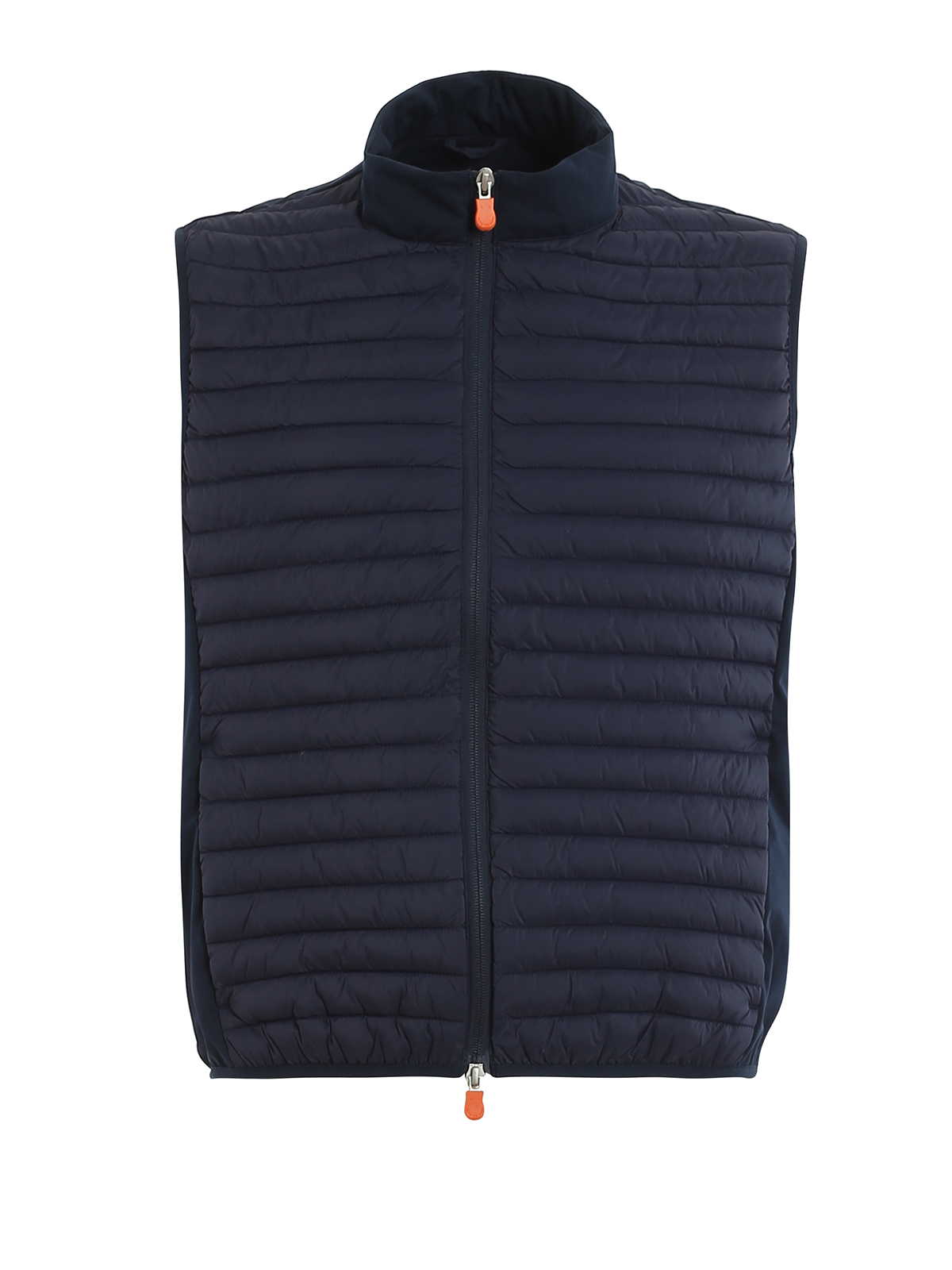 SAVE THE DUCK BURN PADDED NYLON AND TECH FABRIC VEST
