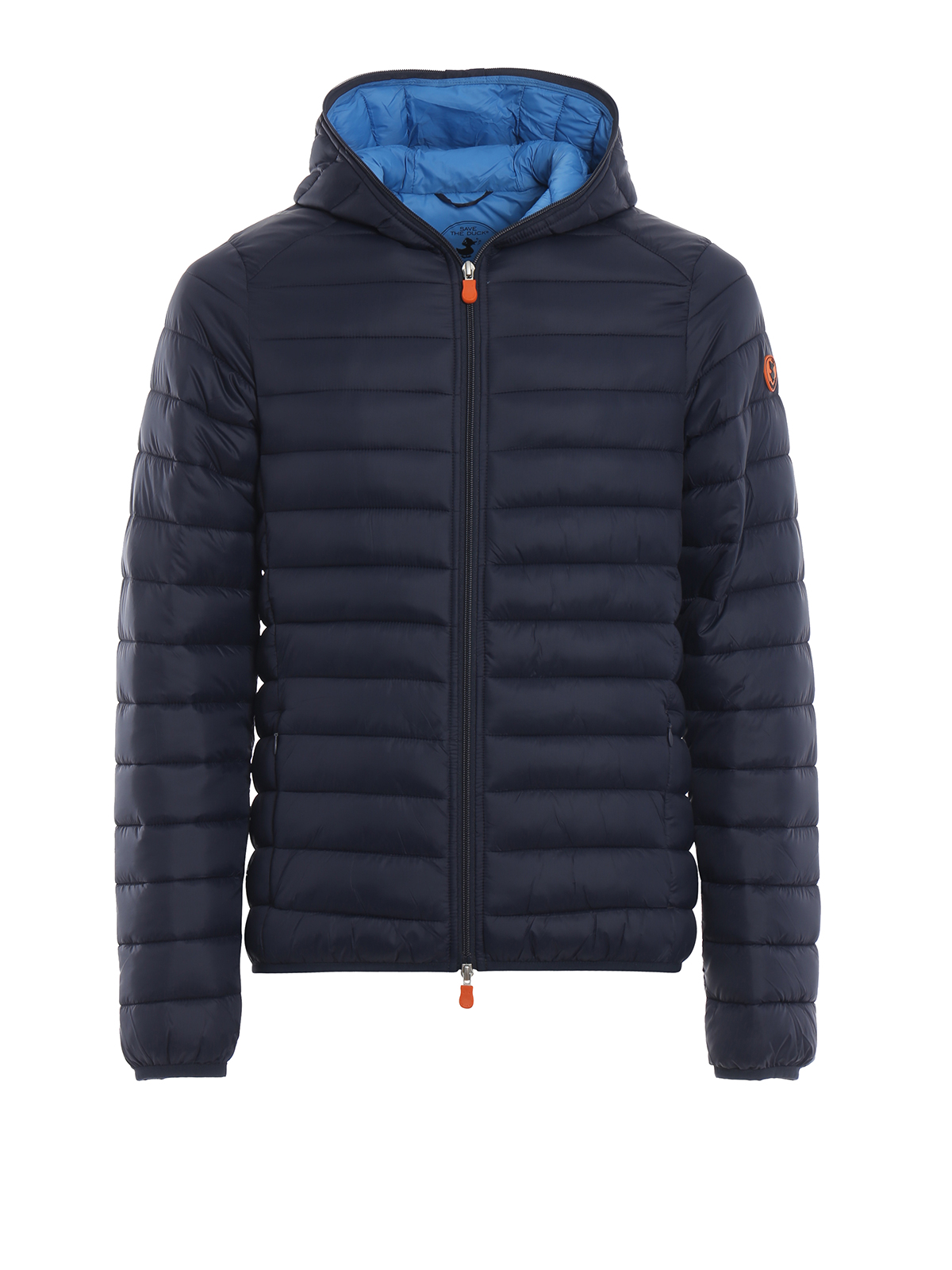 dark blue puffer jacket women's
