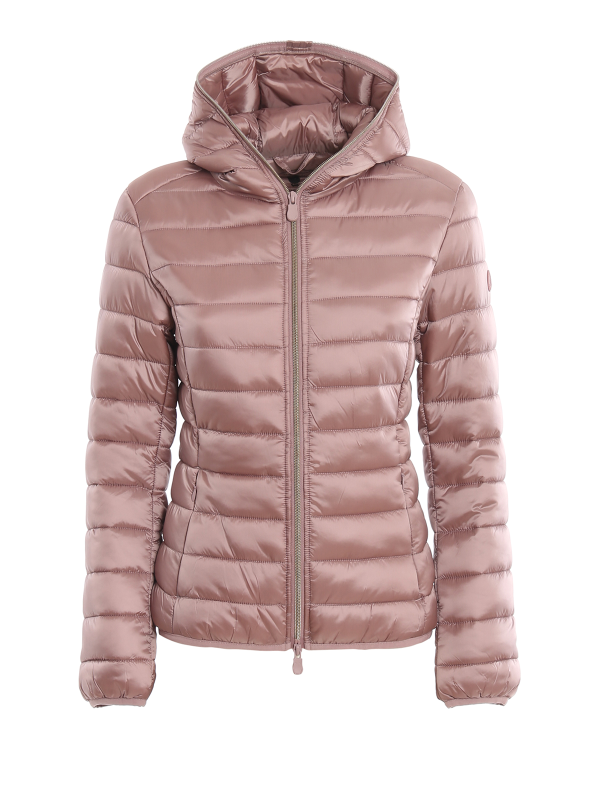 Padded jackets Save the Duck - Pink hooded puffer jacket - D3362WIRIS900091