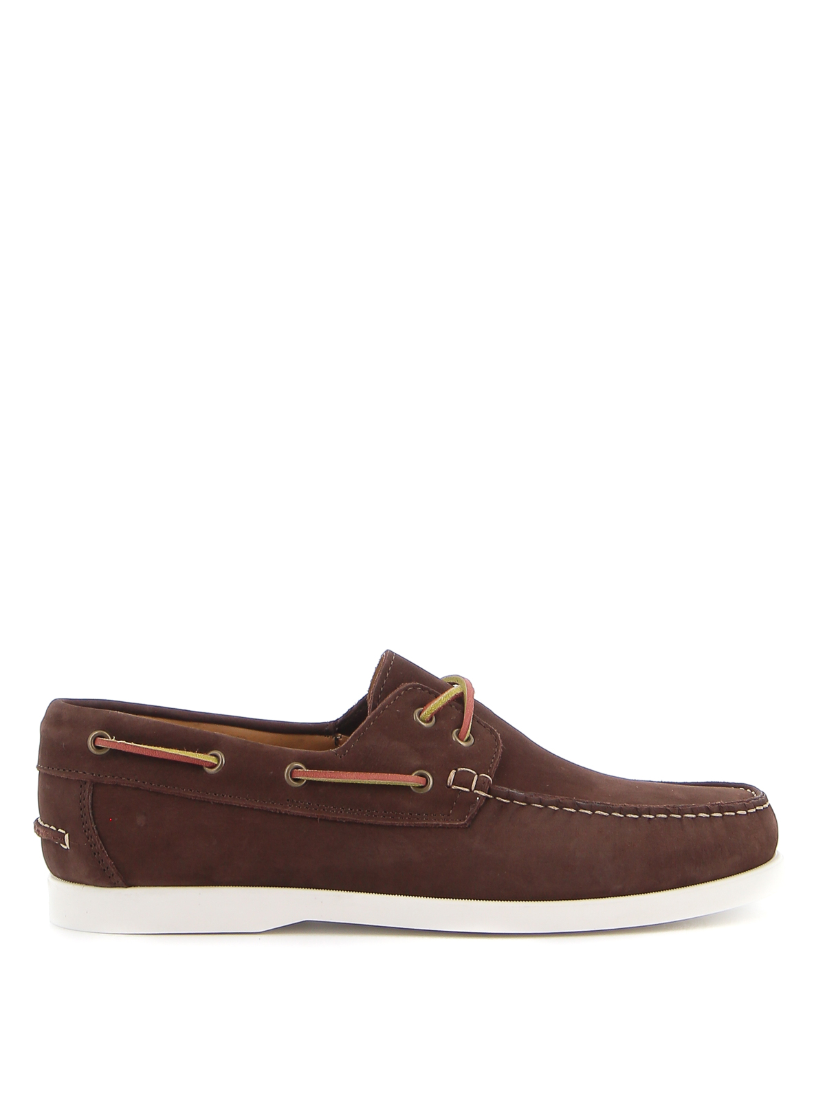 Saxone Of Scotland Nubuck Loafers In Brown