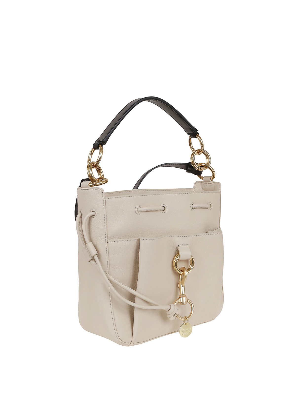 See by Chloé - Tony small leather bucket bag - bowling bags ...