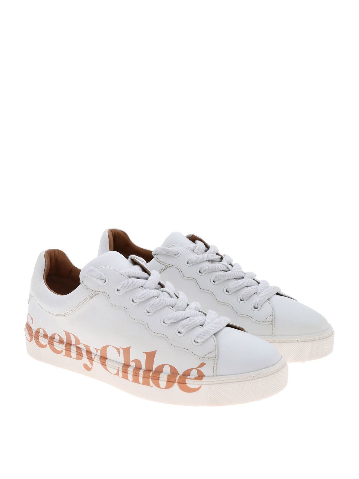chloe trainers white