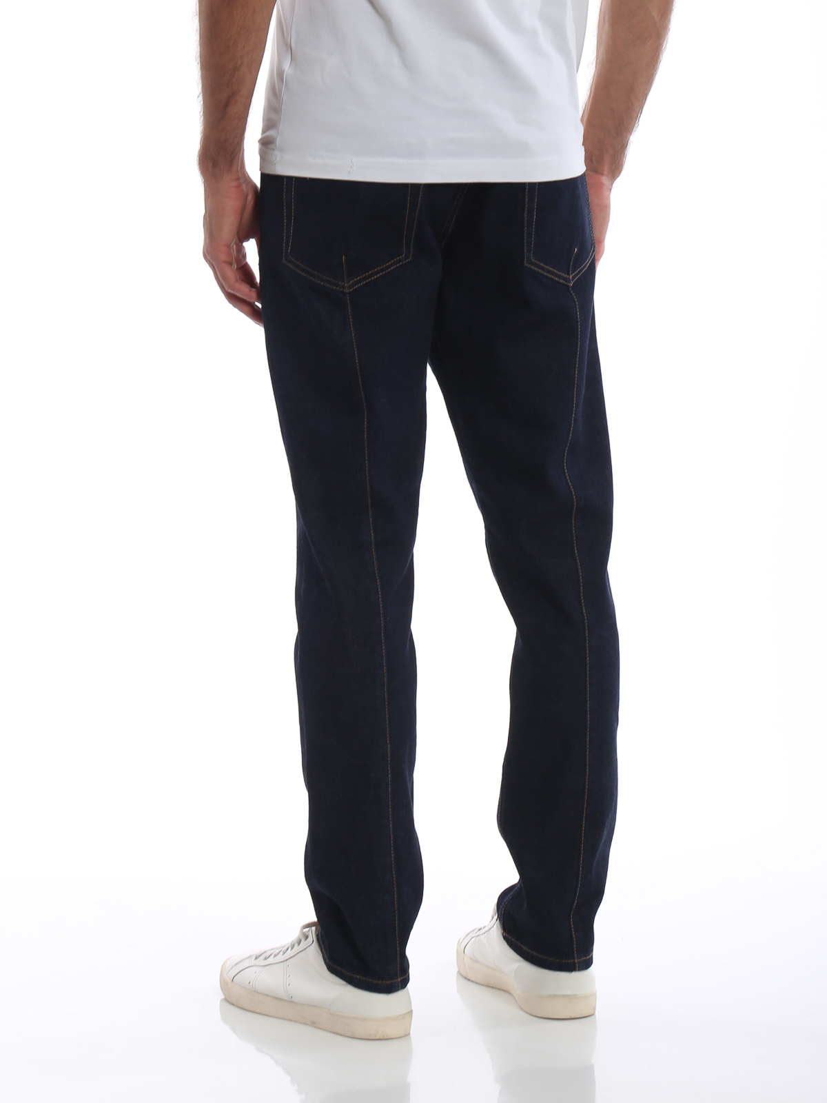 Straight leg jeans Prada - Selvage denim five pocket jeans - GEP2101MS7008