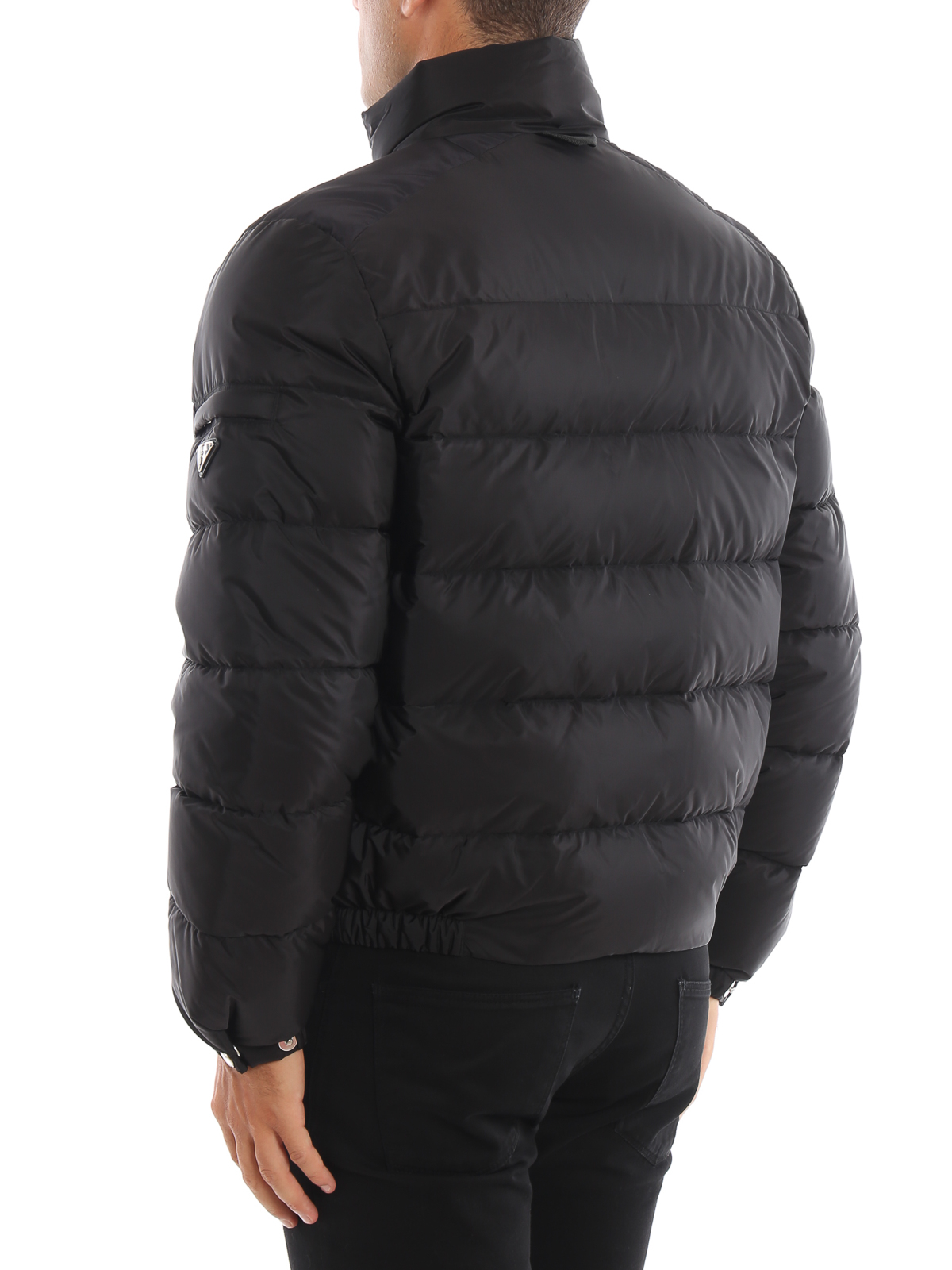 Padded jackets Prada - Semi glossy nylon puffer jacket - SGB112Q04806