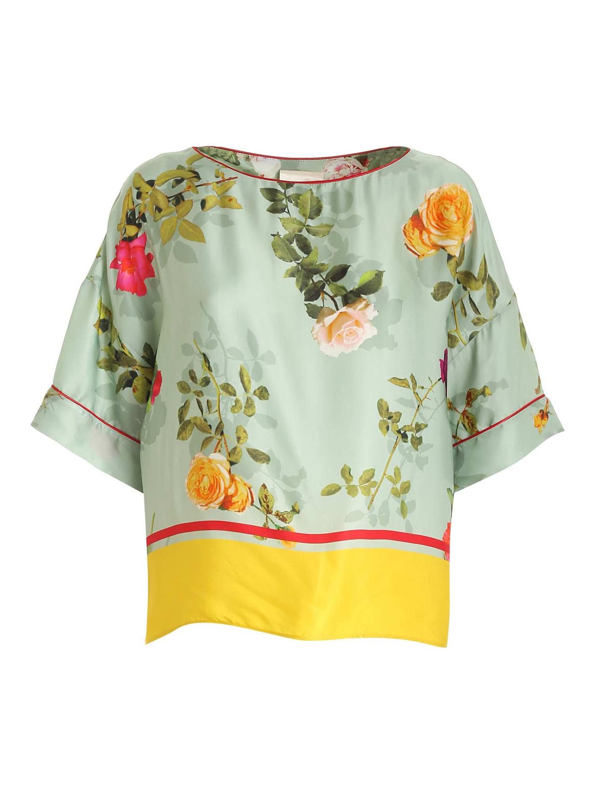 SEMICOUTURE PHILIPS FLORAL PRINT BLOUSE