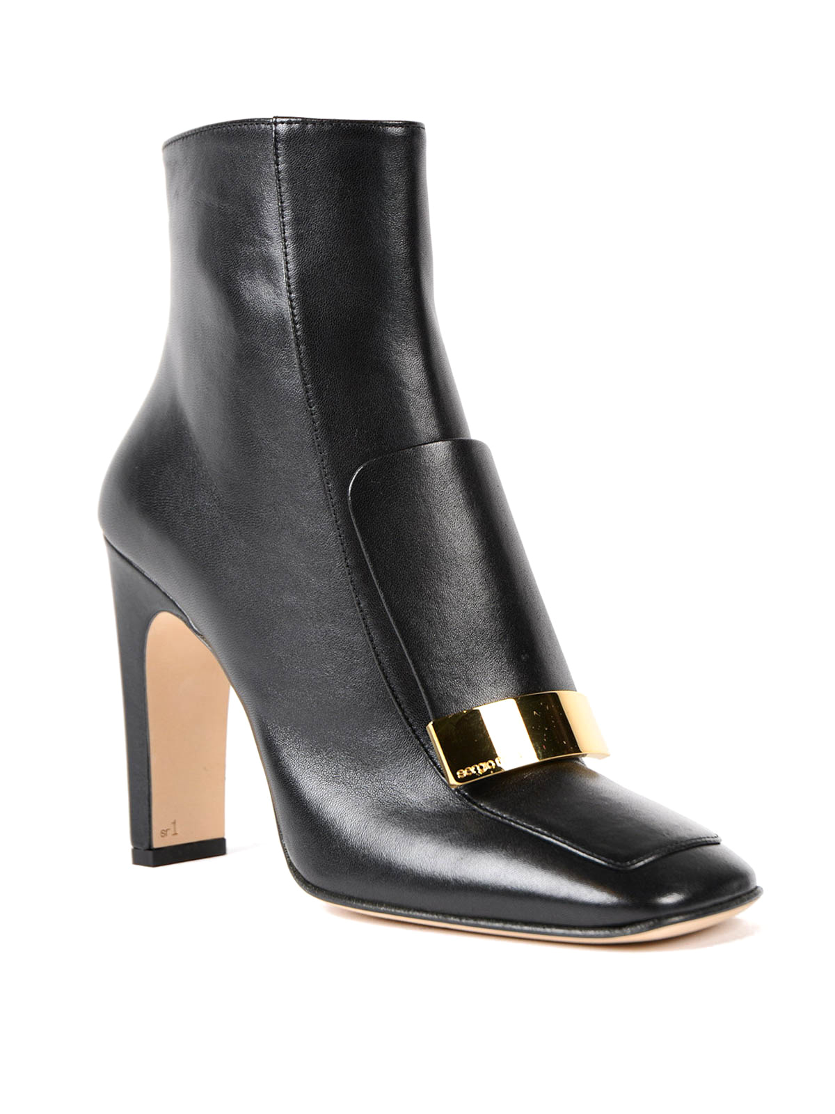 Ankle boots Sergio Rossi - Sr1 nappa ankle boots with plaque 