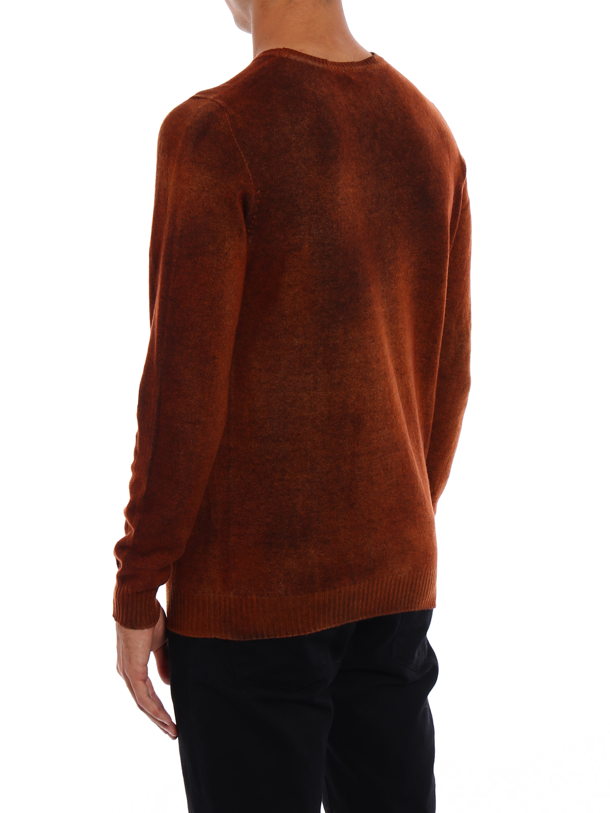 Crew necks Avant Toi - Shaded cashmere reversible sweater ...