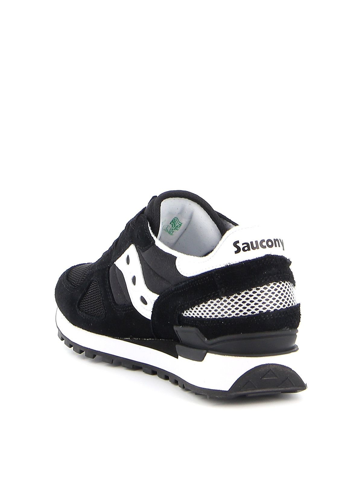saucony shadow black and white