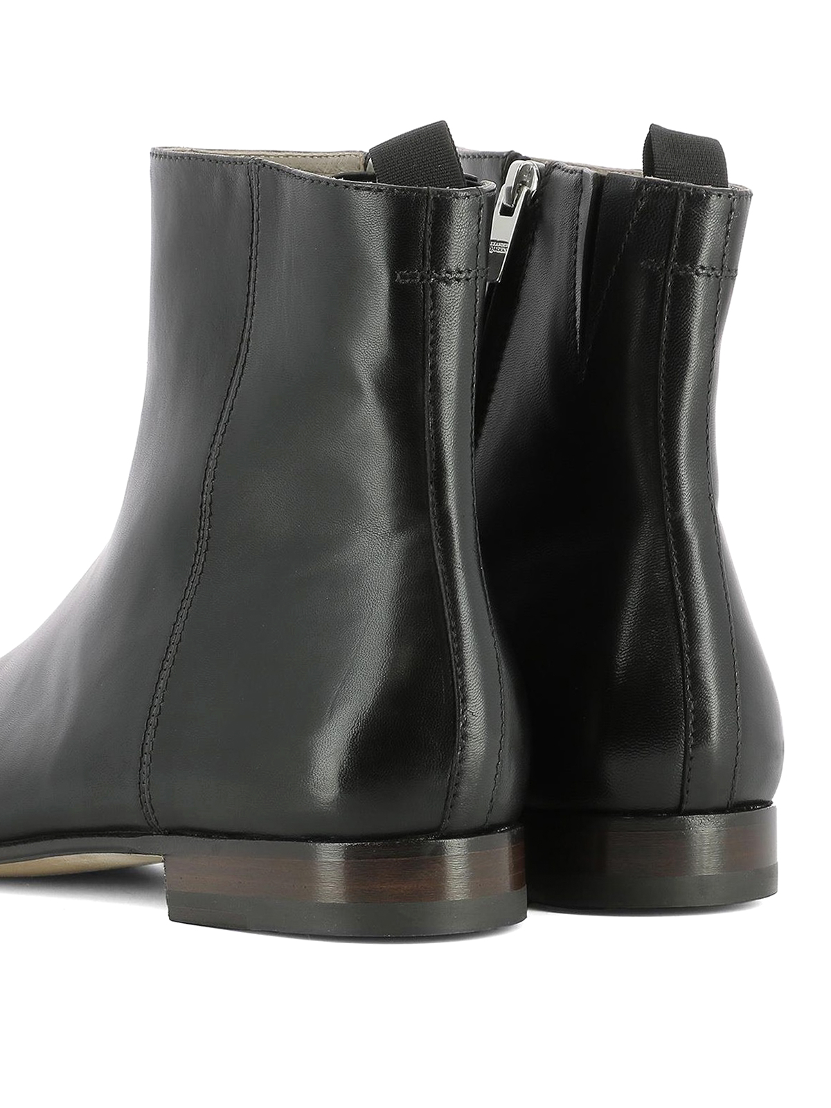 alexander mcqueen leather ankle boots