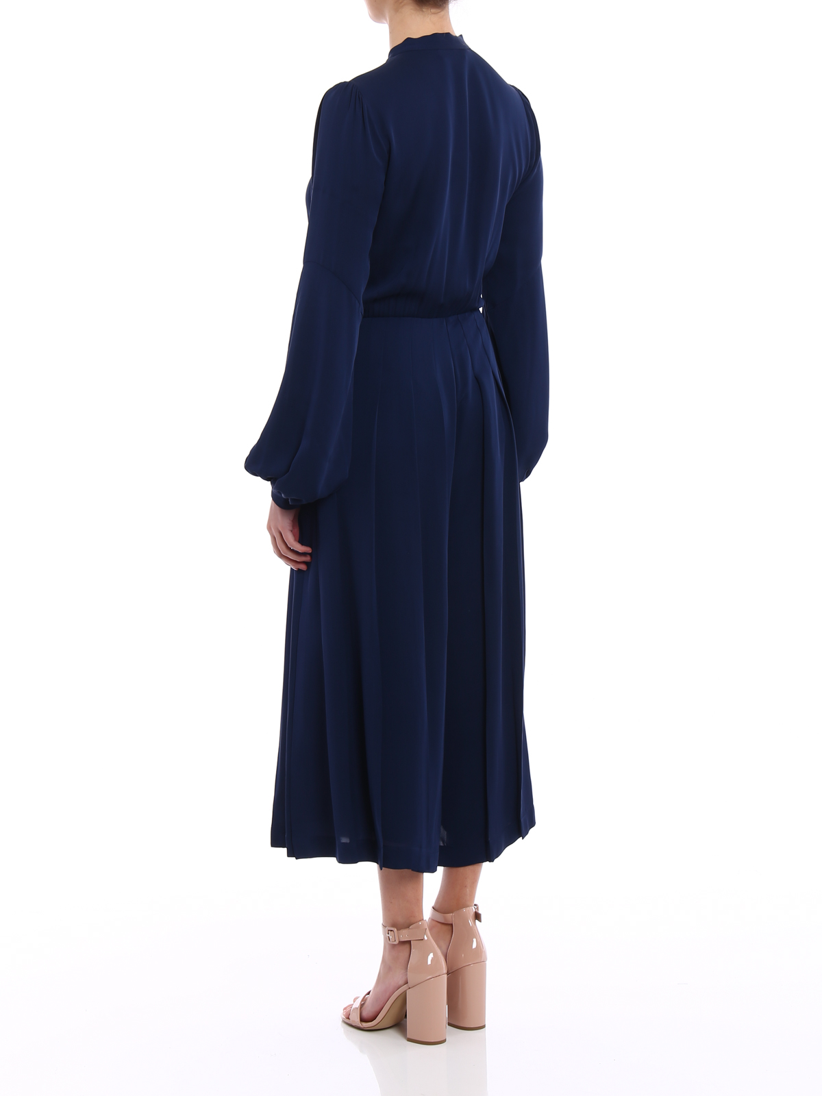 michael kors blue jumpsuit