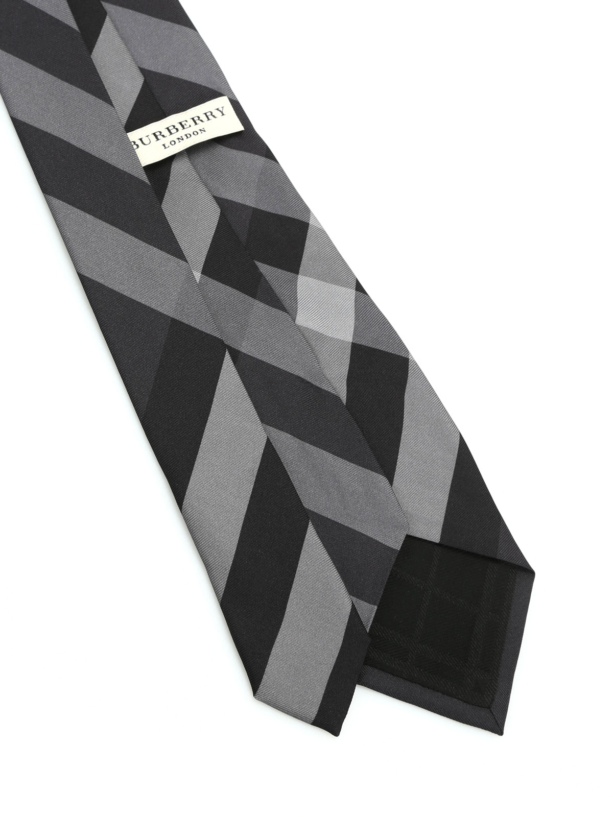 Ties & bow ties Burberry - Silk tie - 37723321DARKCHARCOALBEATC