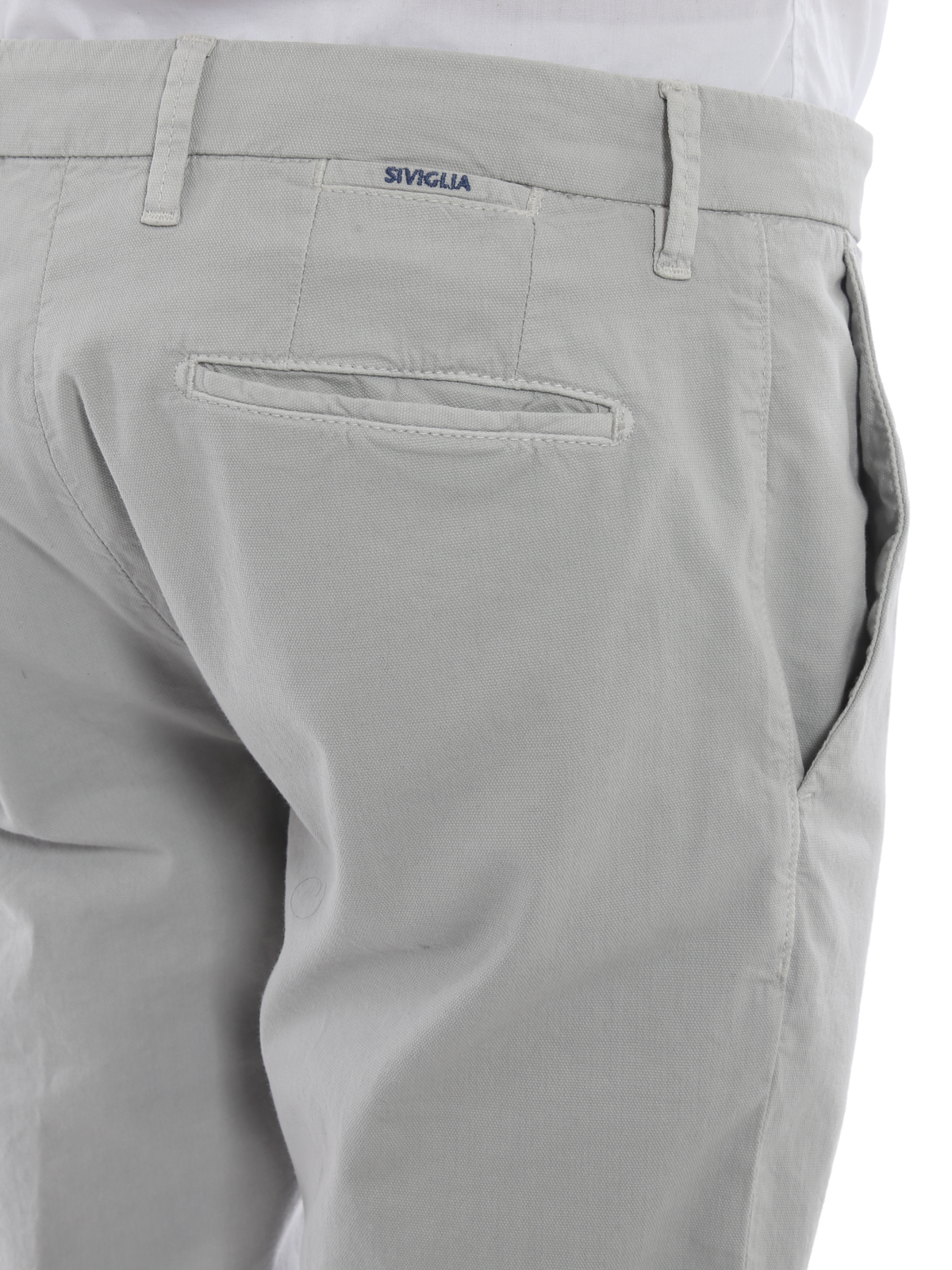 Toestemming Verpletteren Beneden afronden Casual trousers Siviglia Denim - Clou cotton trousers - B2E6S0148659