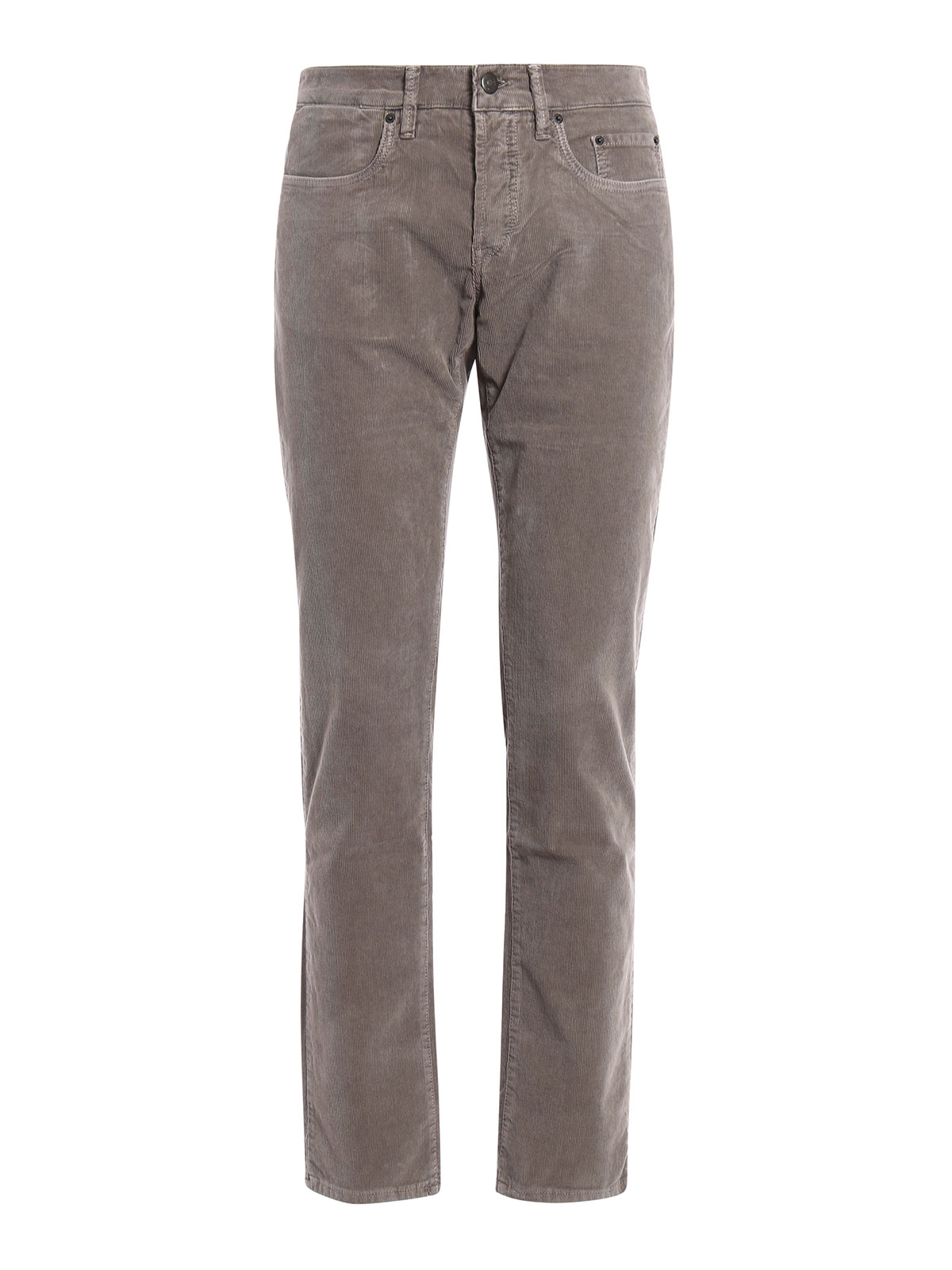 Ribbed velvet five pocket jeans by Siviglia straight leg jeans iKRIX