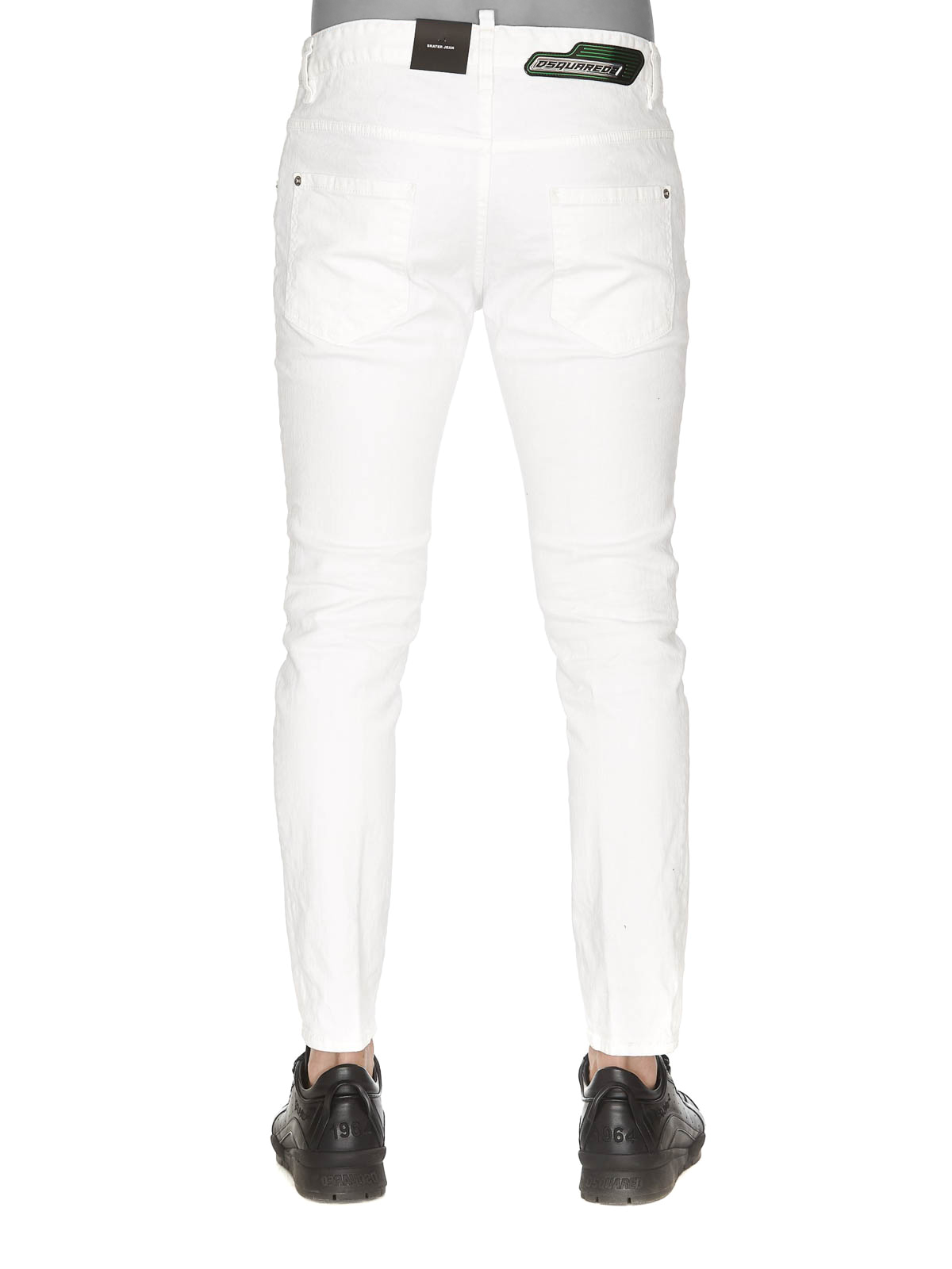 jeans dsquared bianco
