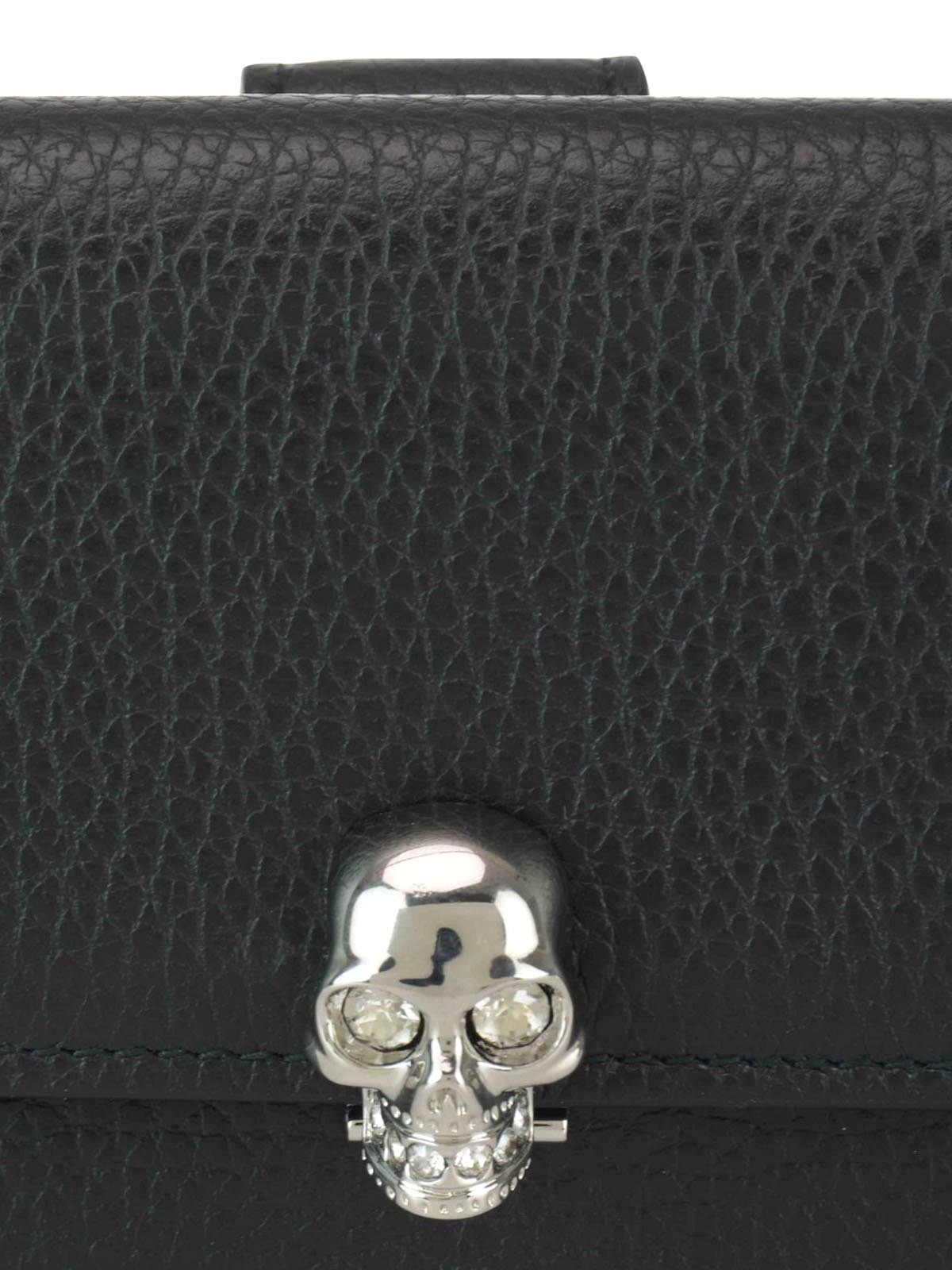 Wallets & purses Alexander Mcqueen - Skull detailed leather wallet 
