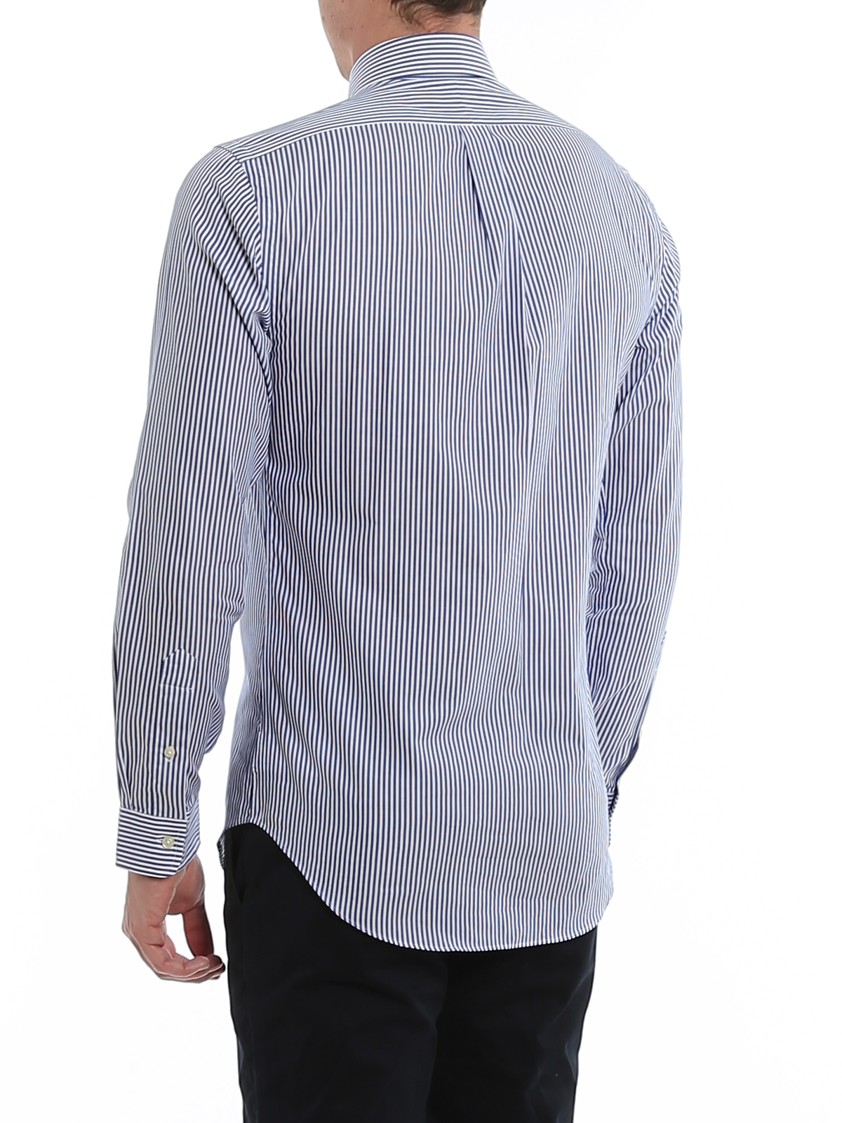 ralph lauren striped shirt slim fit