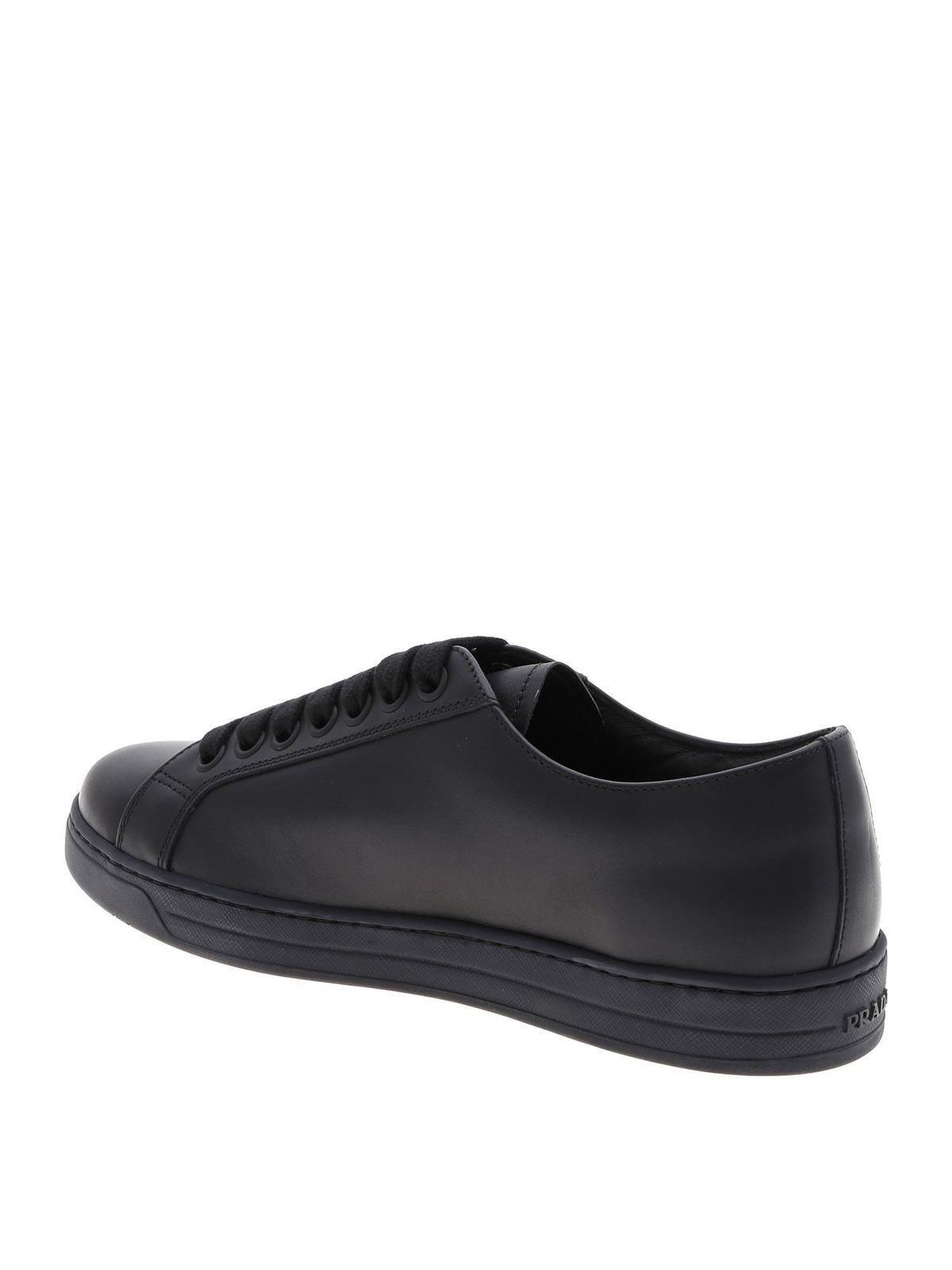 prada sport sneakers black