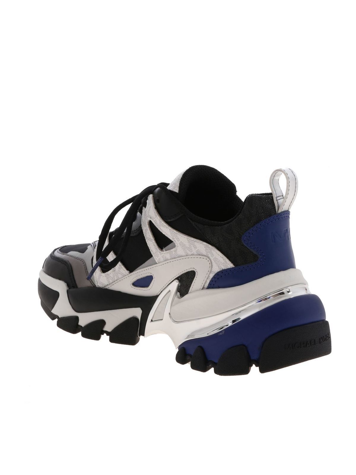 Trainers Michael Kors - Sneakers Penn black blue and white -  42ROPEFS2DTWILIGHTBLUE