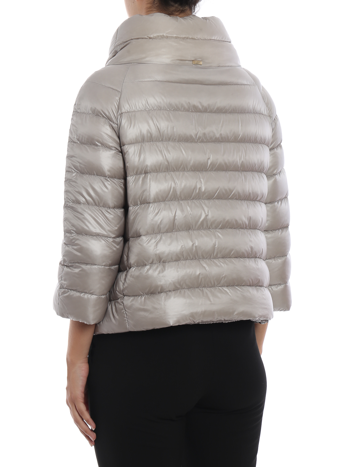 Herno - Sofia light grey padded jacket - padded jackets ...
