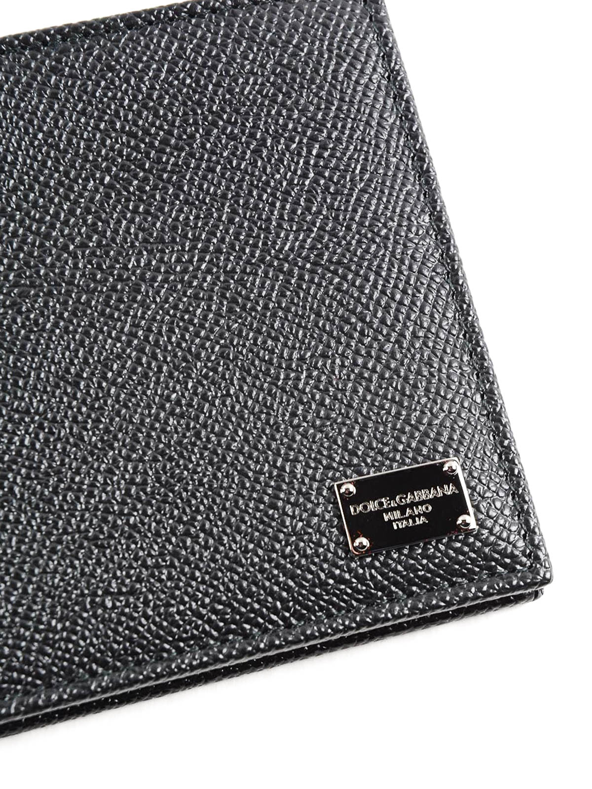 Dolce & Gabbana Leder Portemonnaie mit Reißverschluss in Schwarz für Herren Herren Accessoires Portemonnaies und Kartenetuis 