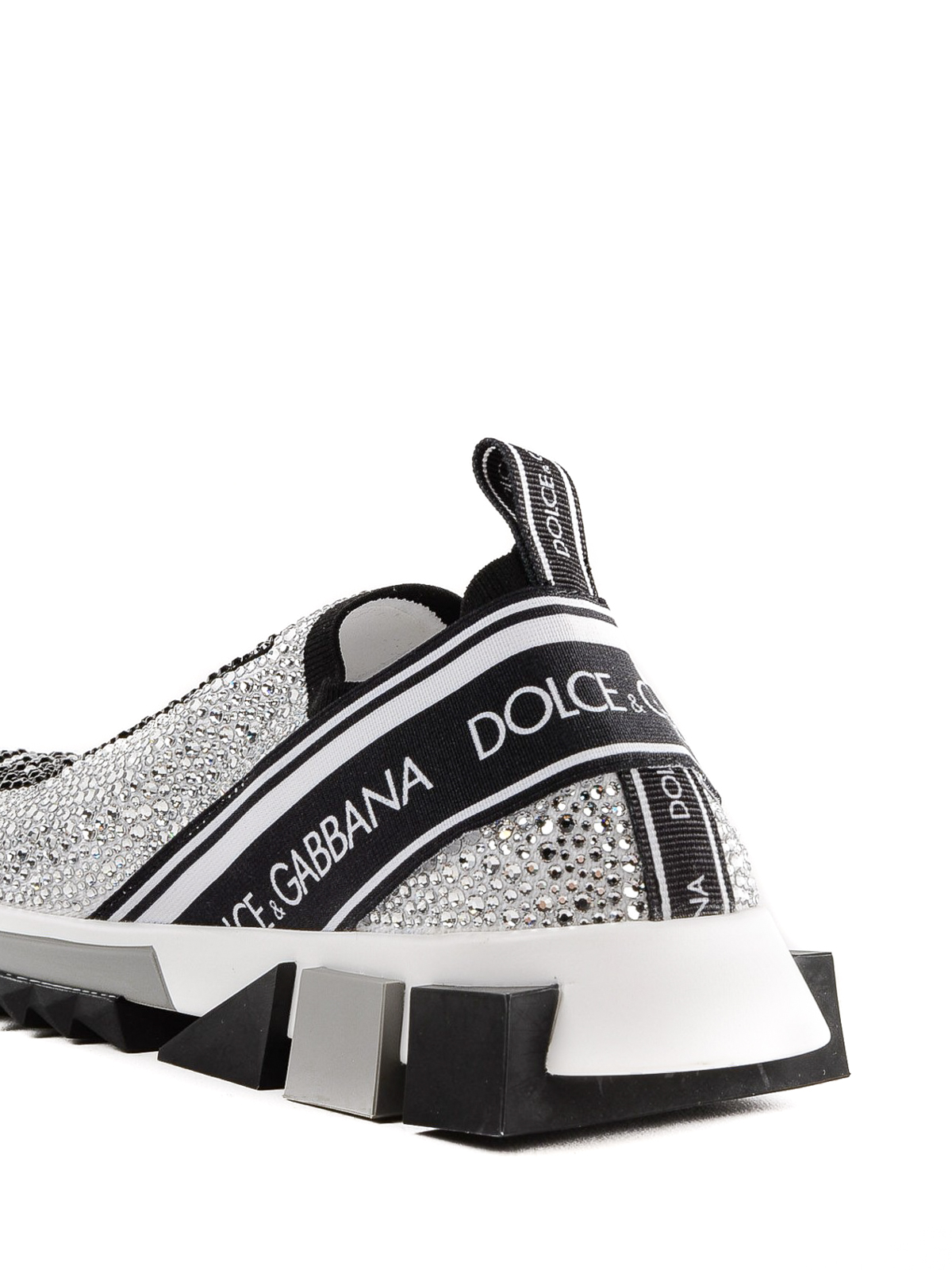 Trainers Dolce & Gabbana - Sorrento crystal embellished slip-ons -  CK1644AZ1448V135