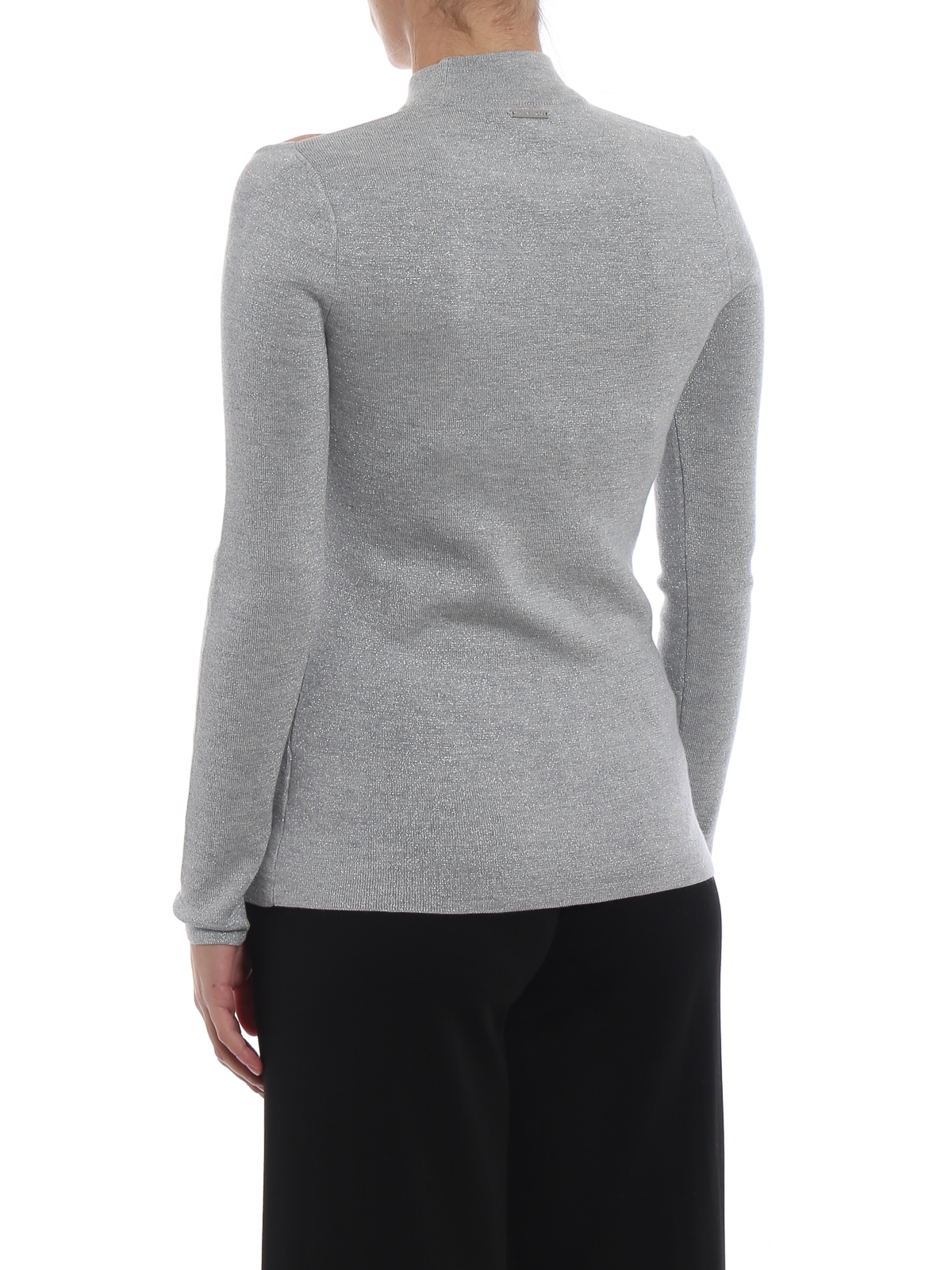 Turtlenecks & Polo necks Michael Kors - Sparking wool off-shoulder sweater  - MF86NRG4VR016