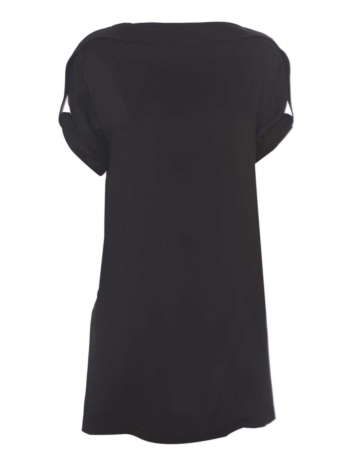 Sportmax Mini dresses FAITI DRESS IN BLACK
