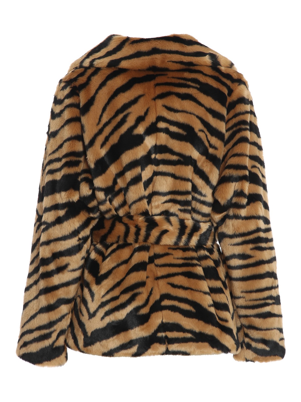 Fur & Shearling Coats Stand Studio - Tiffany faux tiger fur jacket ...