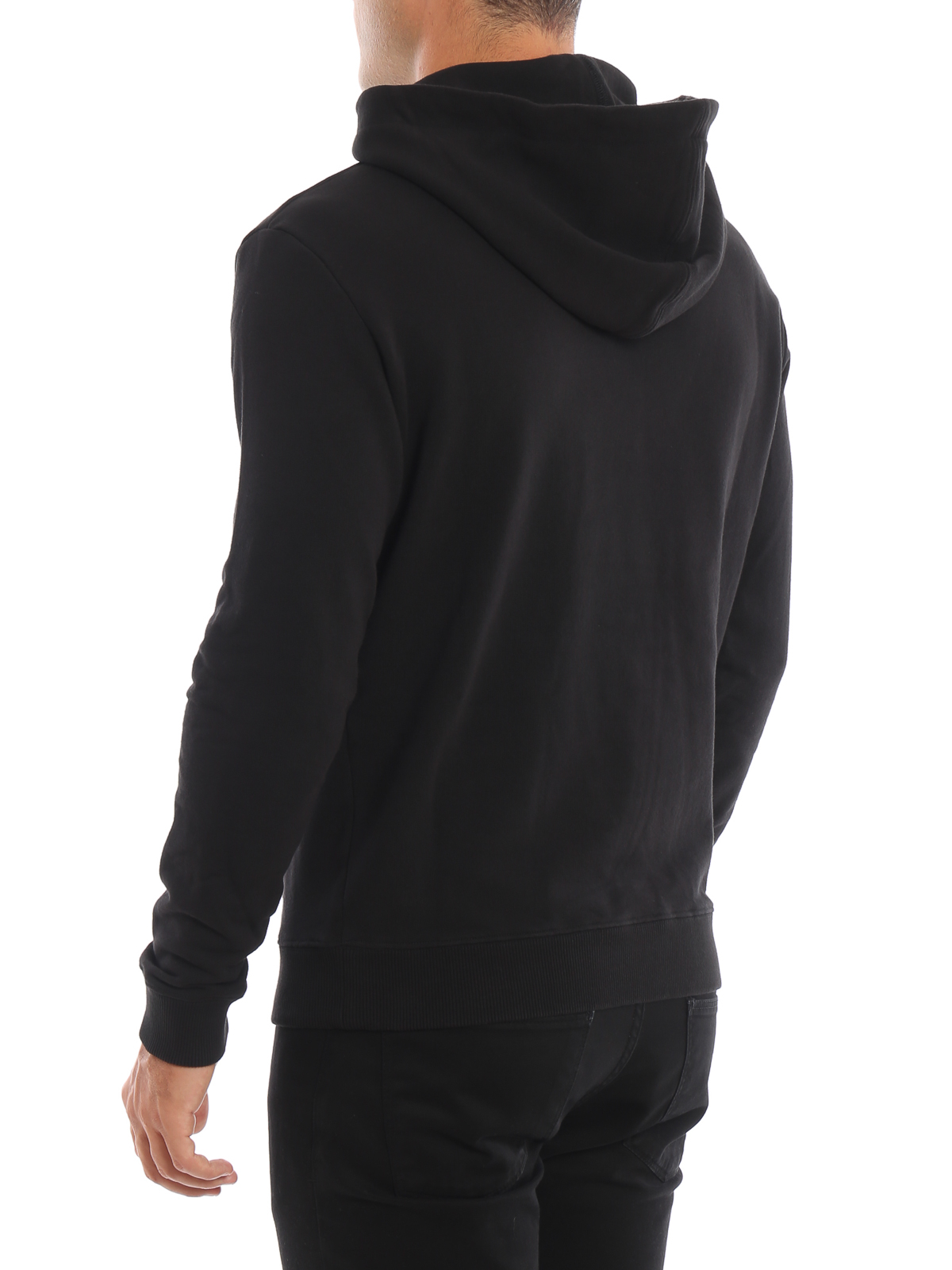 Sweatshirts & Sweaters Saint Laurent - Star and logo print hoodie 