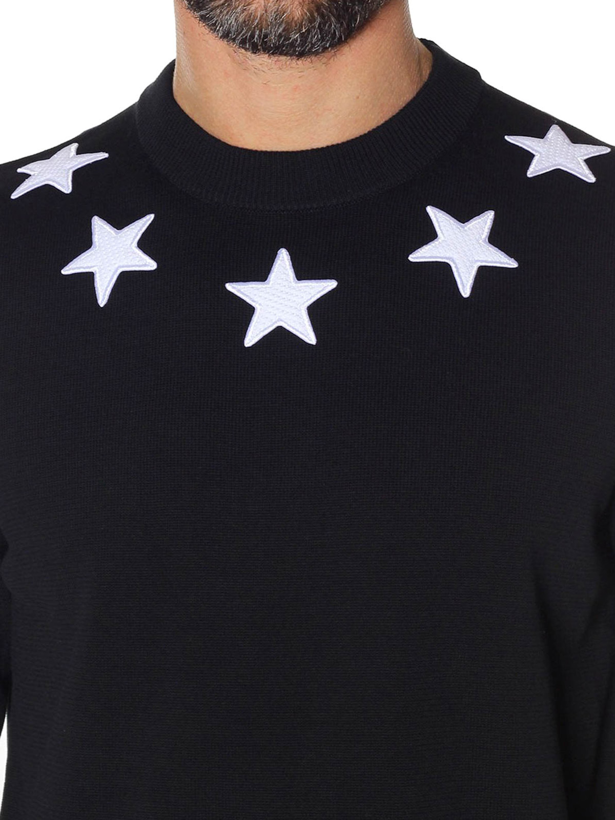 Givenchy - Star patch black cotton 