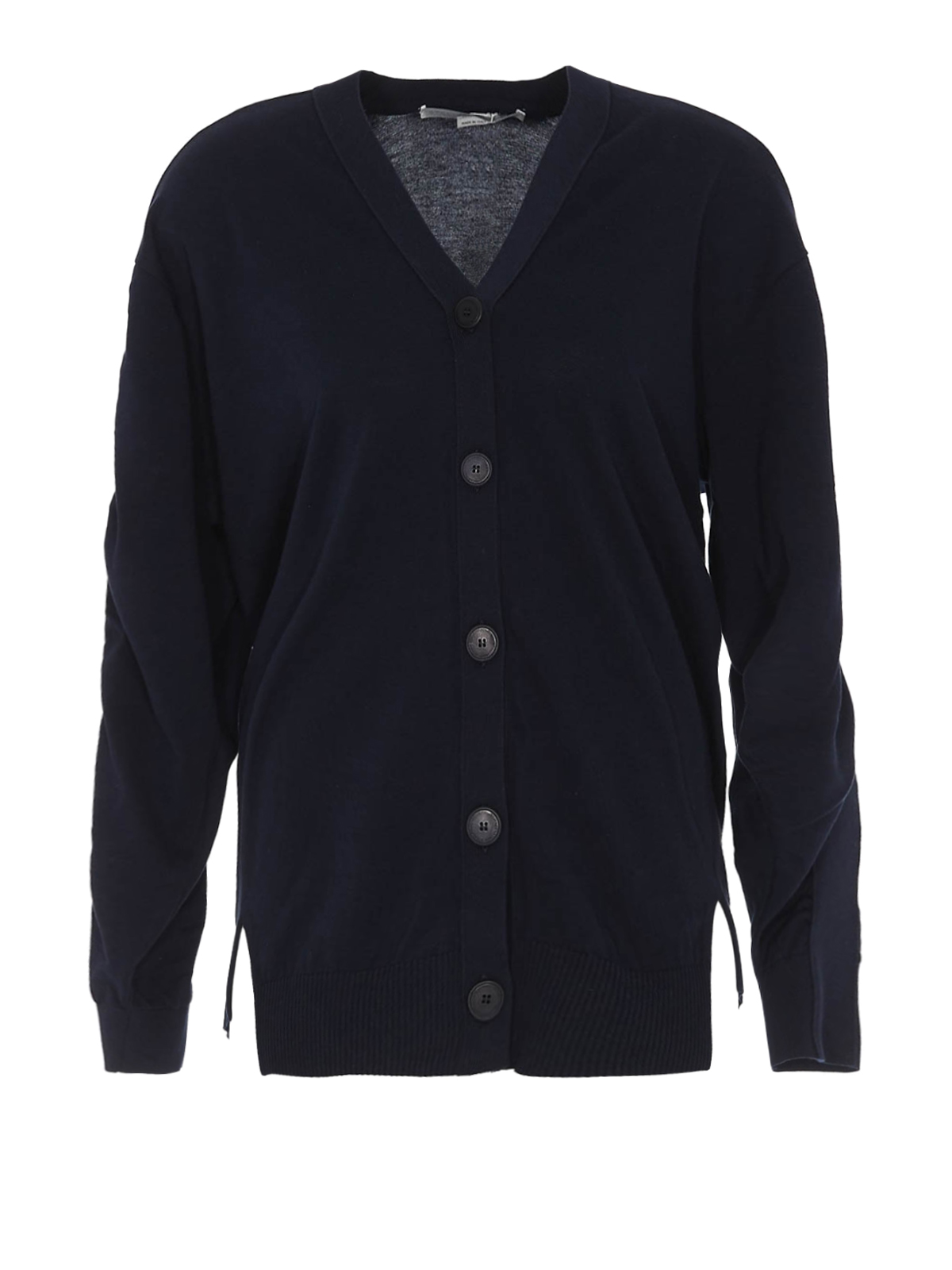 black and blue cardigan