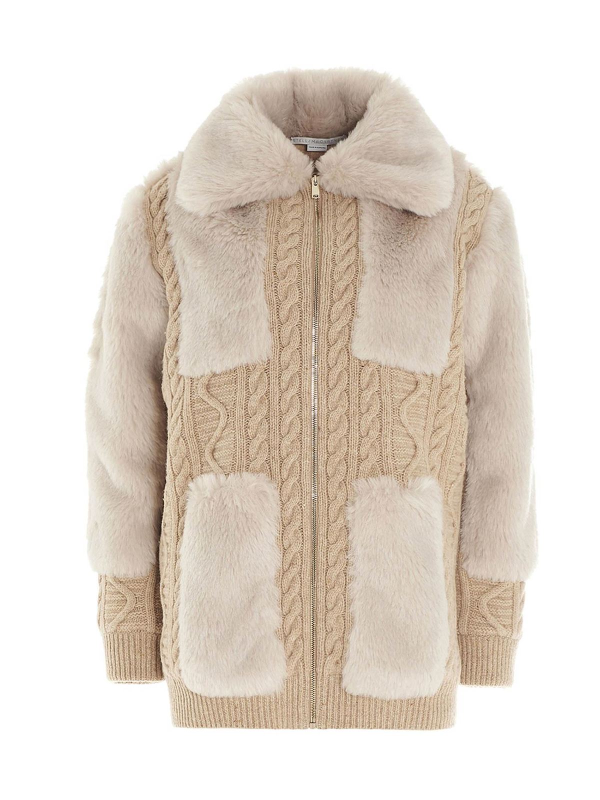 faux fur cardigans