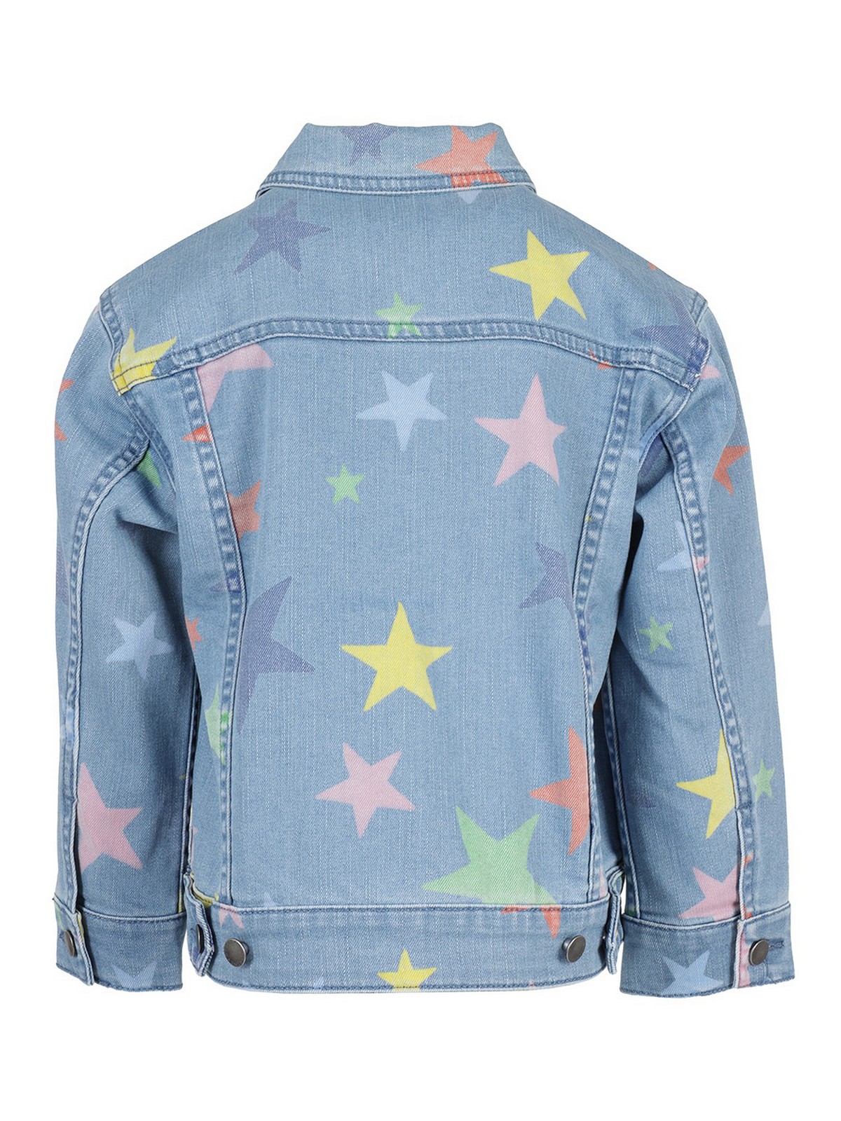 Stars patterned denim jacket 
