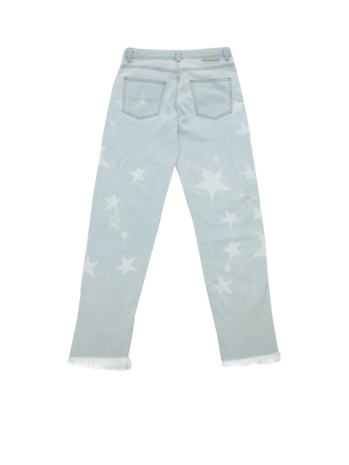 blue jeans with stars