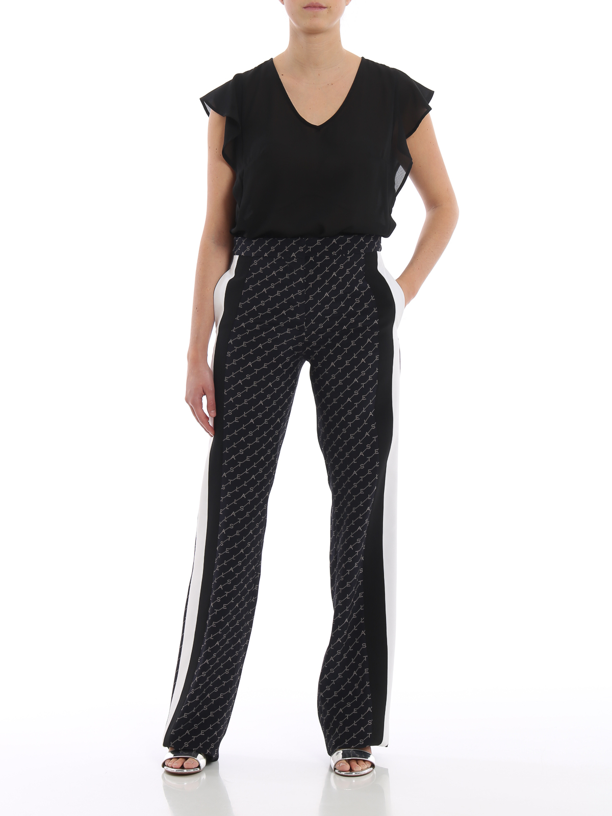 stella mccartney silk trousers