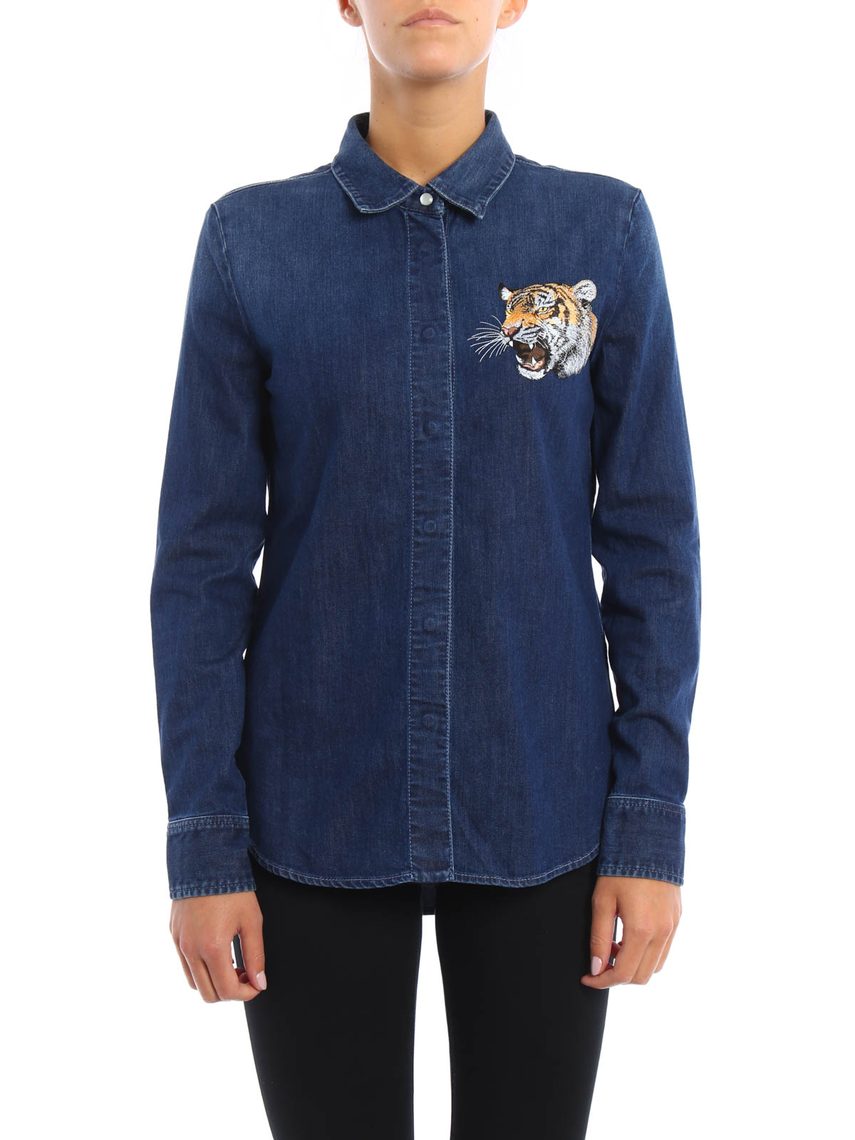 stella mccartney denim shirt