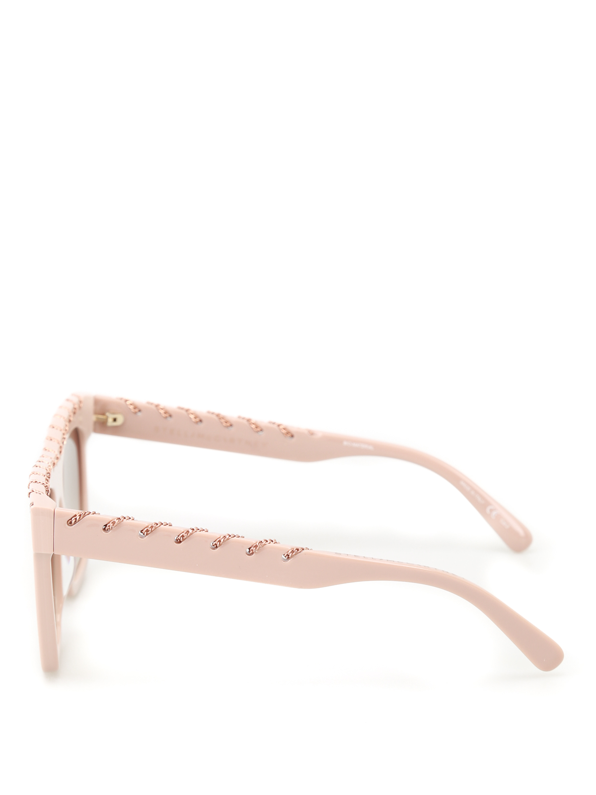 عینک آفتابی Stella Mccartney - Falabella chain pink sunglasses - SC0128S004