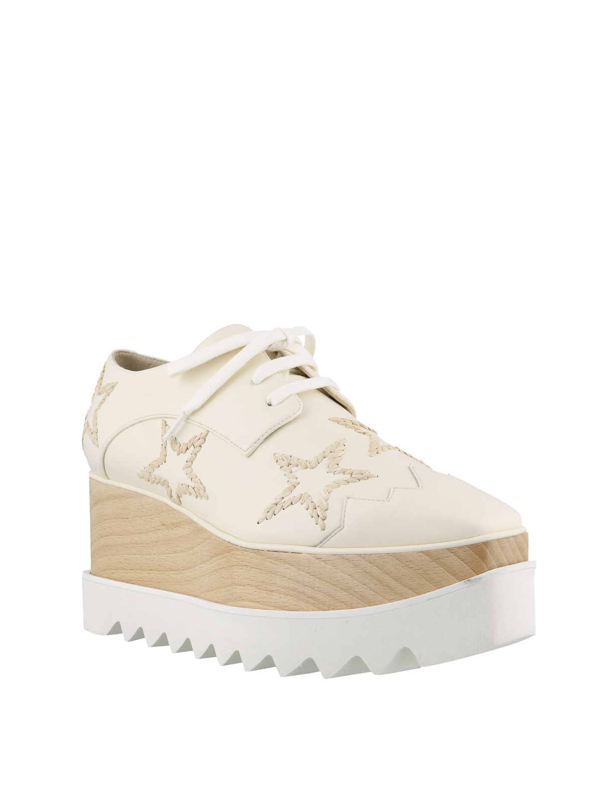 faux leather trainers