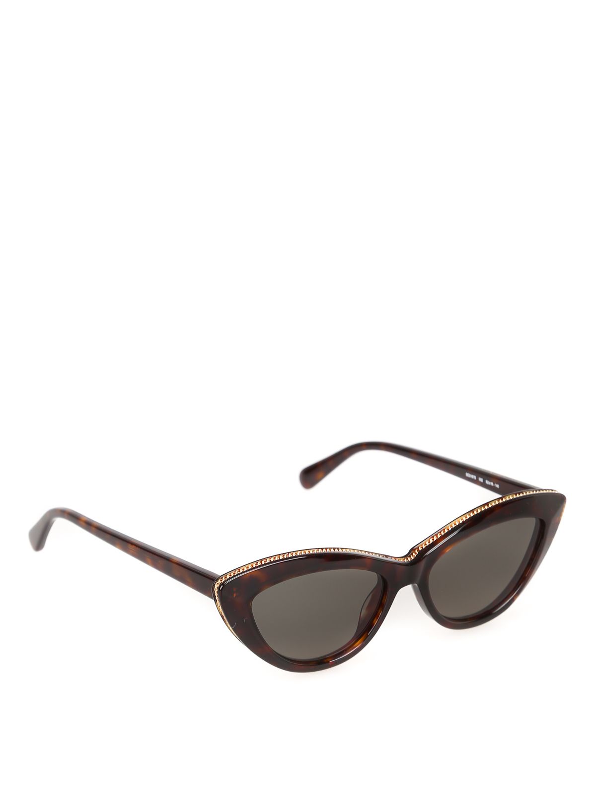 stella mccartney brown cat eye sunglasses