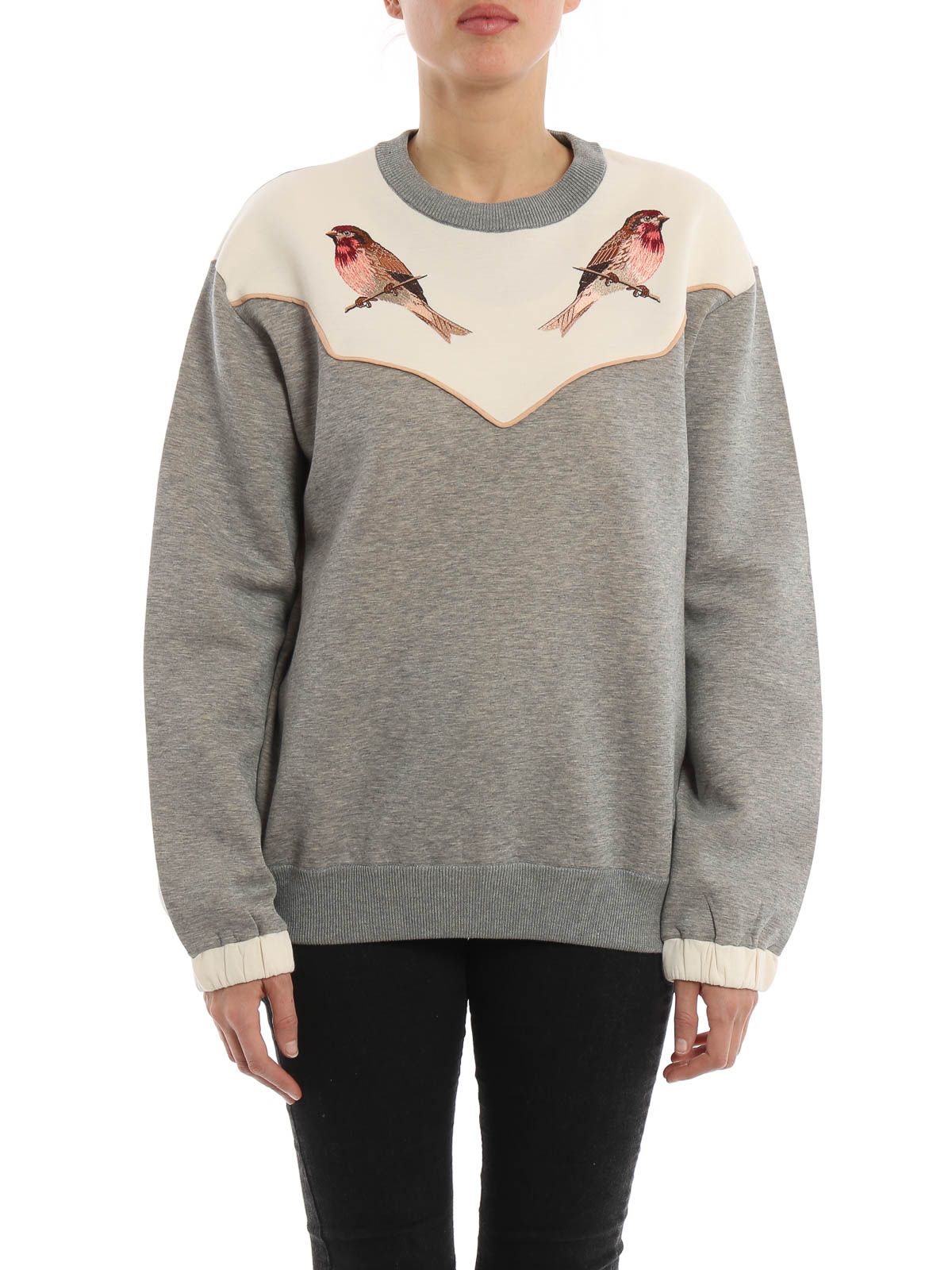 Embroidered bird sweatshirt by Stella Mccartney - Sweatshirts 