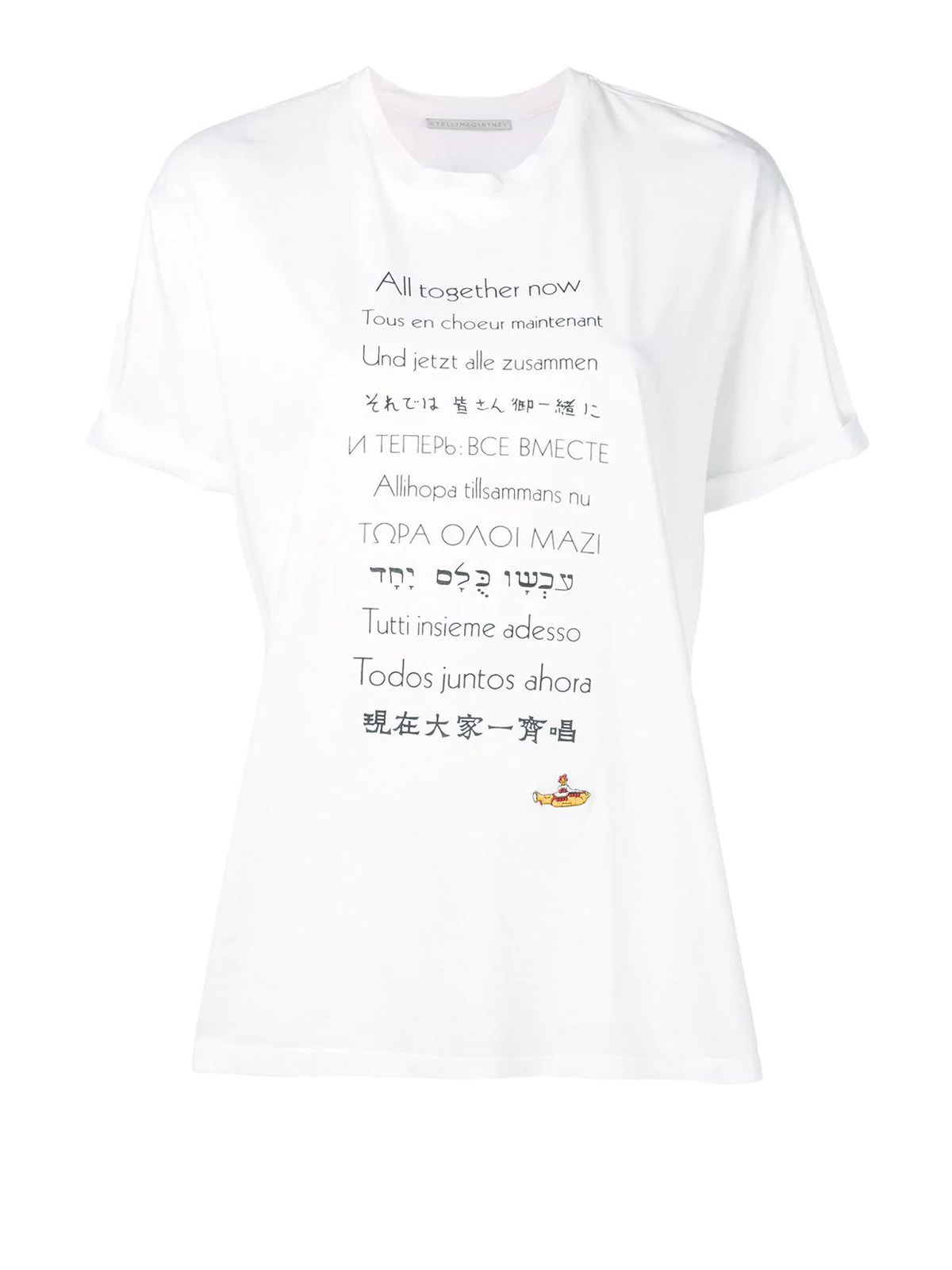 T-shirts Stella Mccartney - All Together Now print T-shirt 