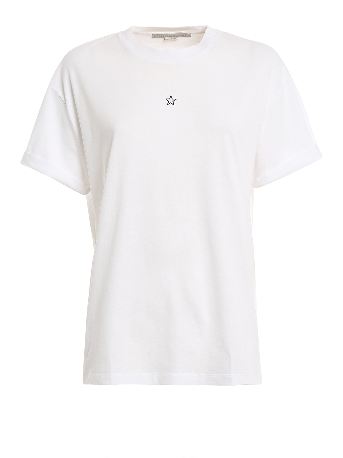 Stella Mccartney - Micro star embroidery T-shirt - t-shirts ...