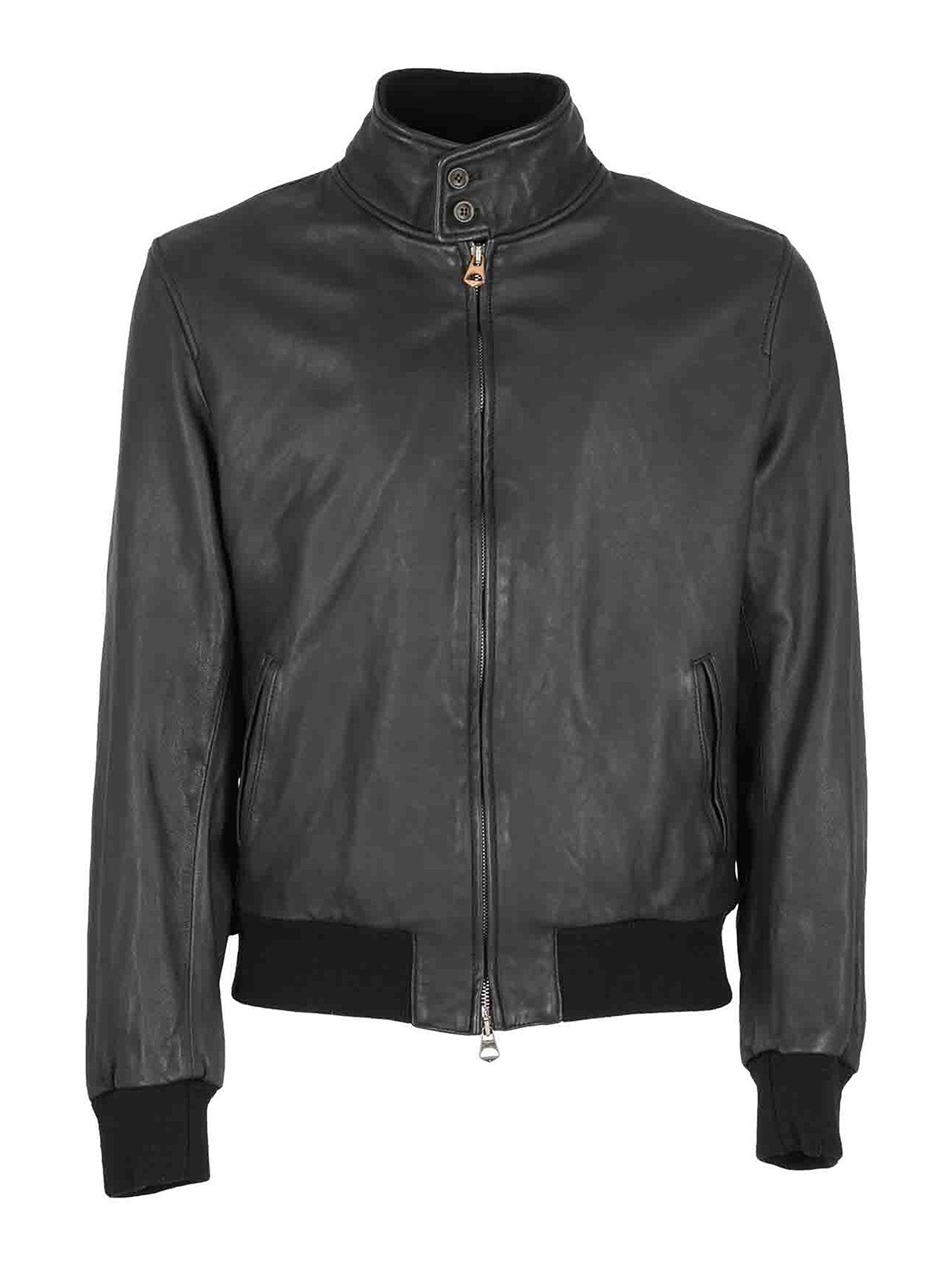 Stewart - Jeff black leather jacket - leather jacket - JEFFMINNESOTANERO