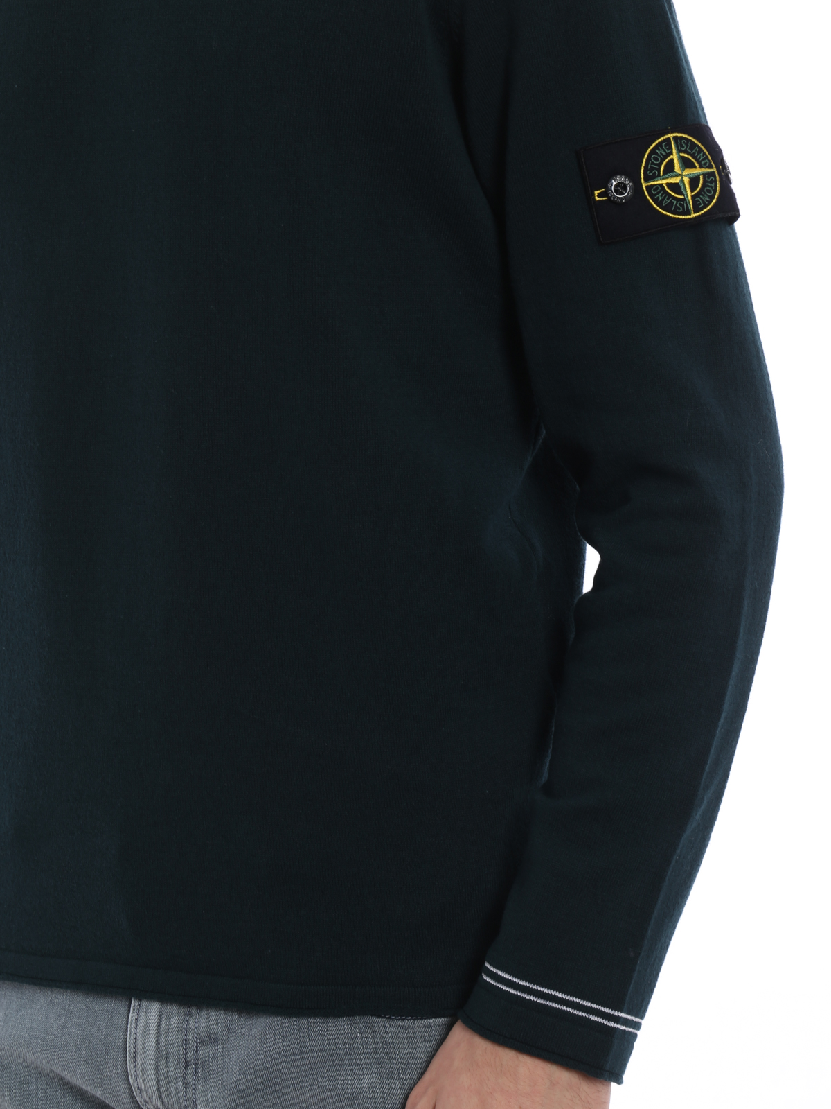 stone island moss sweatshirt